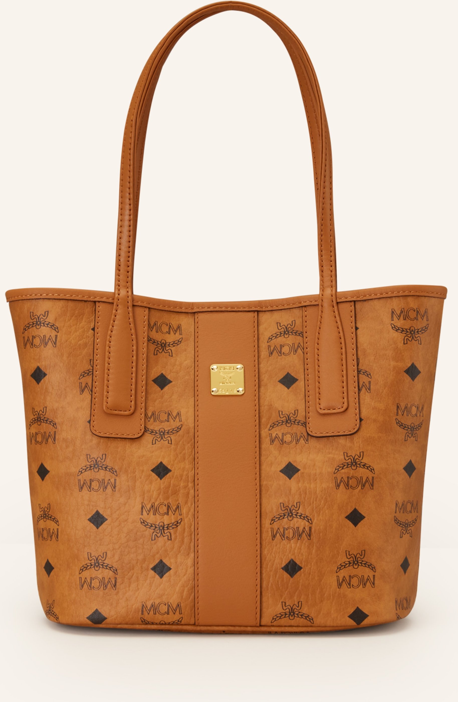 Thumbnail - Mcm Shopper Liz Mini Zum Wenden braun