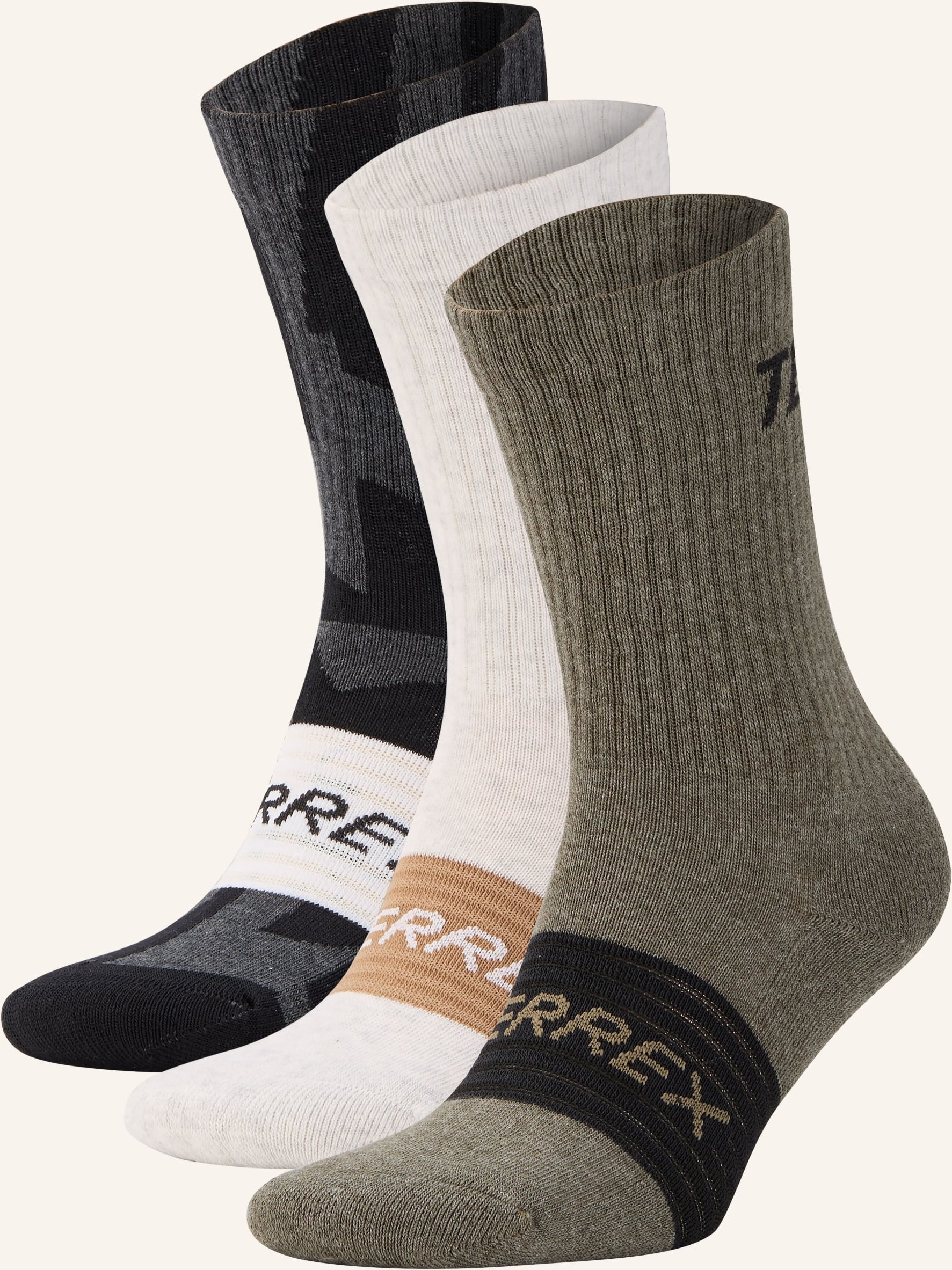 Thumbnail - Adidas Terrex 3er-Pack Trekking-Socken Terrex schwarz