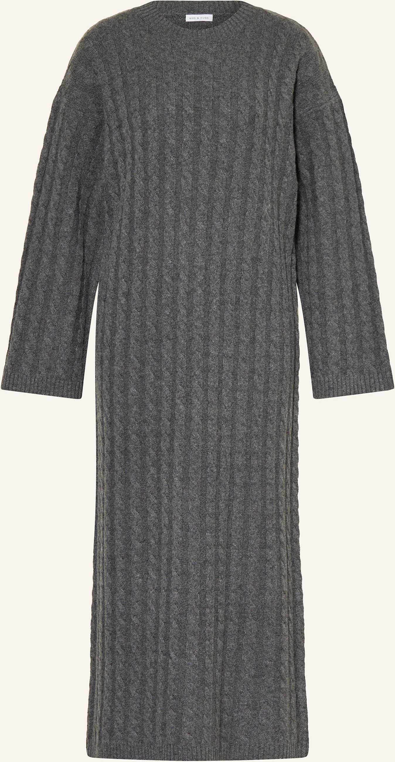 Mrs & Hugs Strickkleid grau
