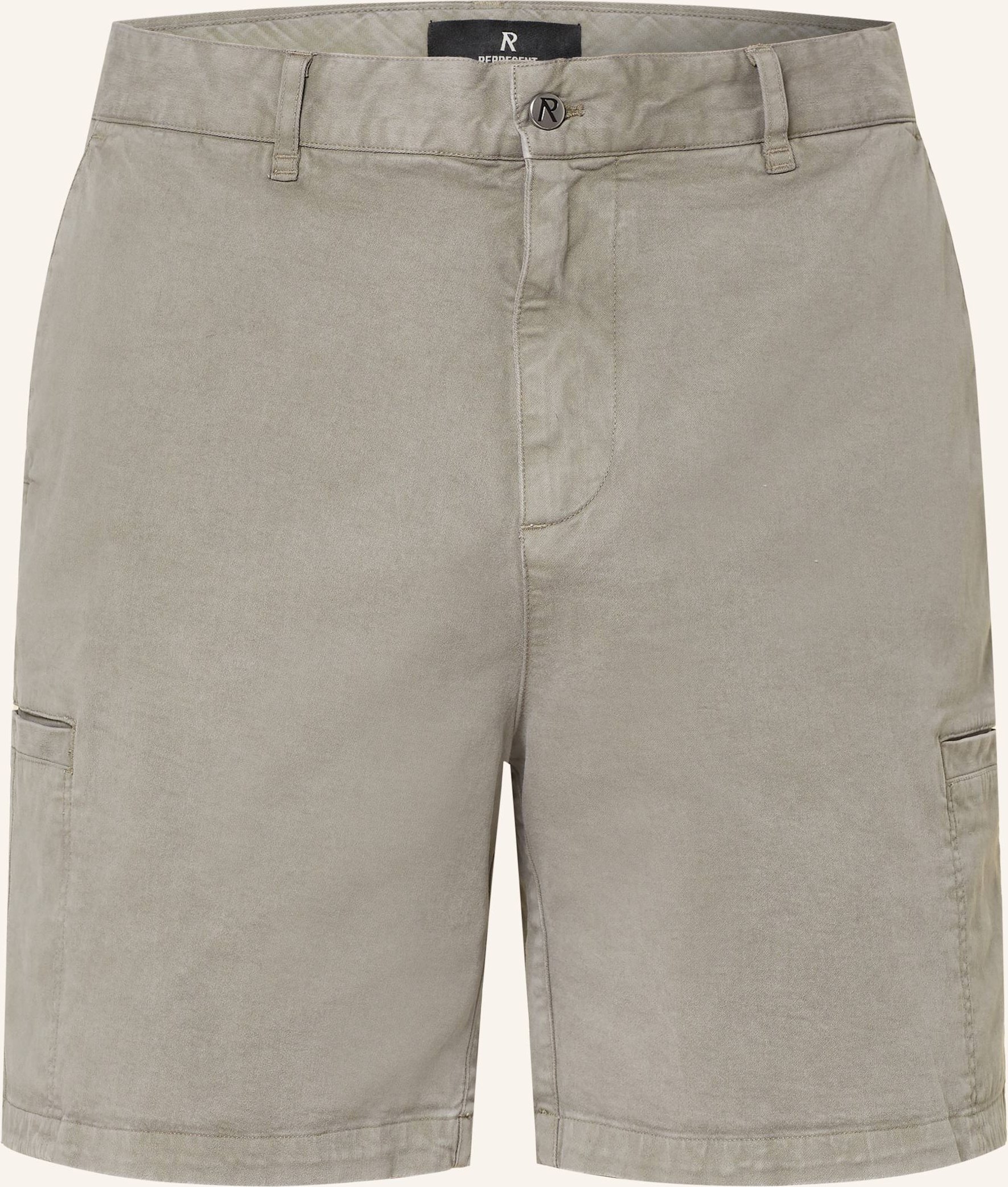 Represent Cargo-Jeansshorts beige
