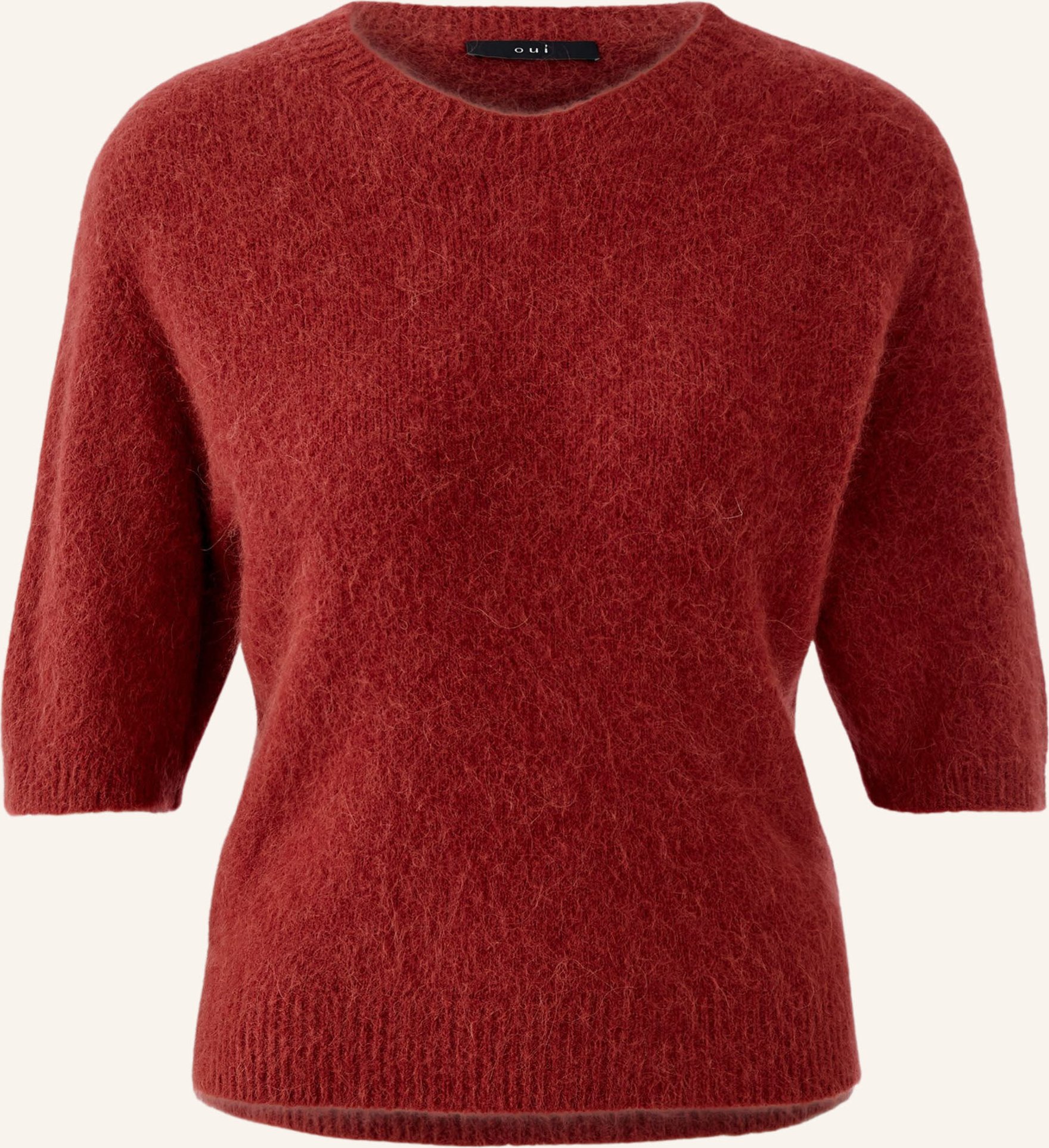Oui Pullover rot