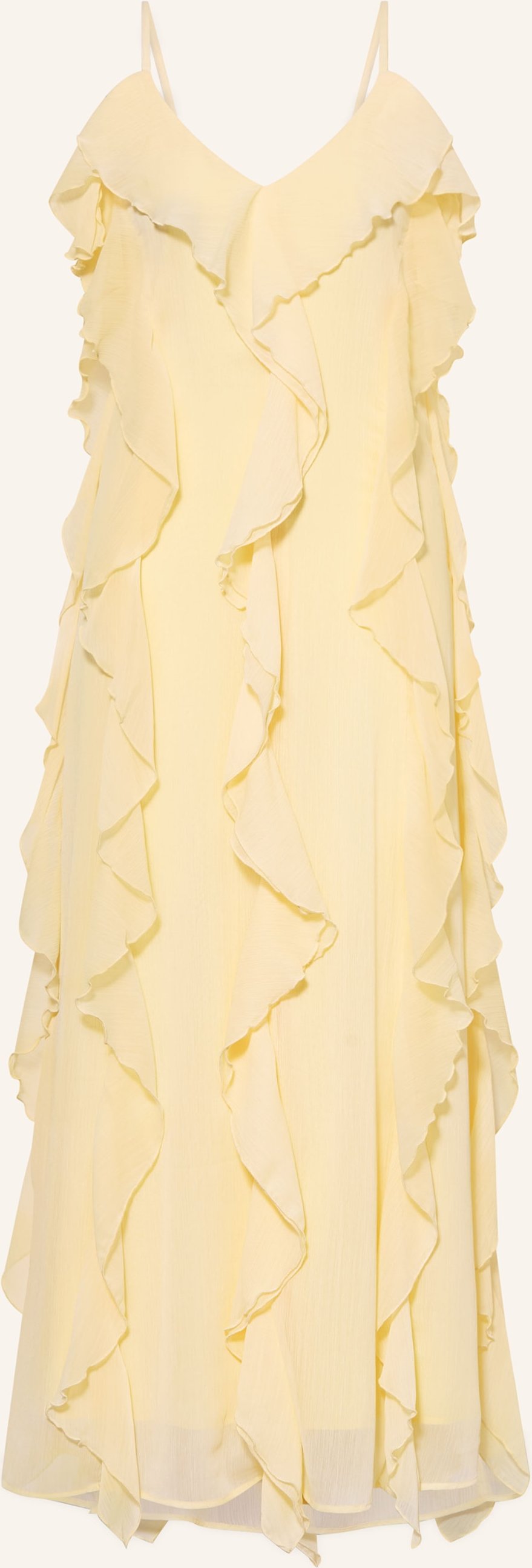 Mrs & Hugs Kleid Mit Volants gelb