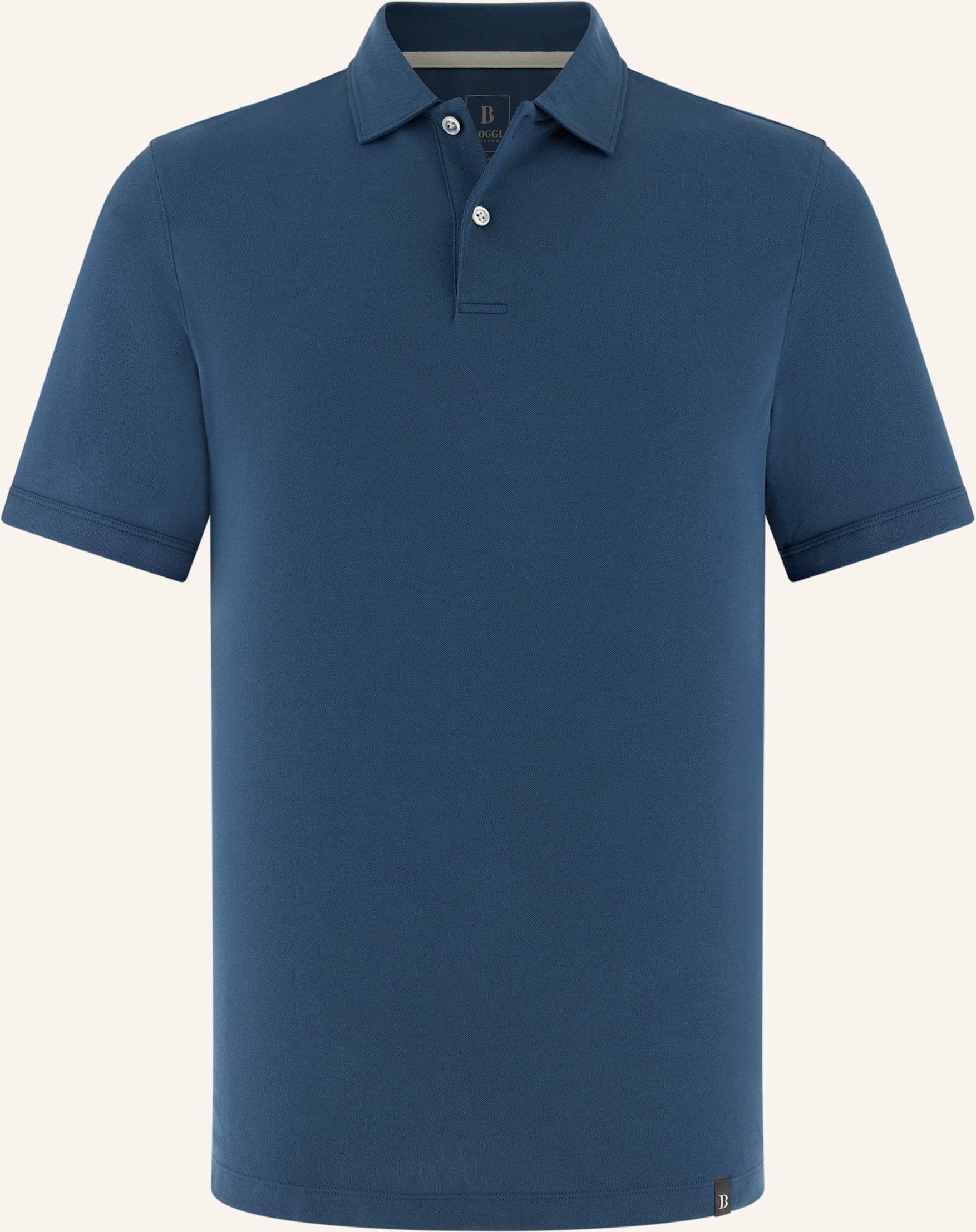 Boggi Milano Piqué-Poloshirt blau