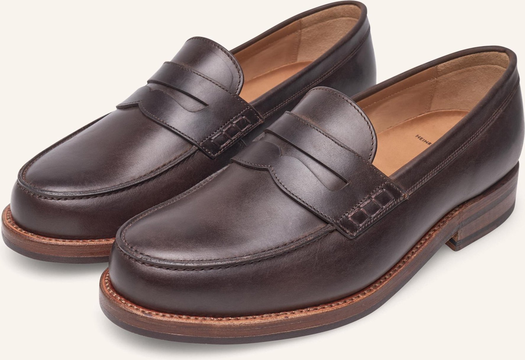 Heinrich Dinkelacker Loafer Janosh K Plain H braun