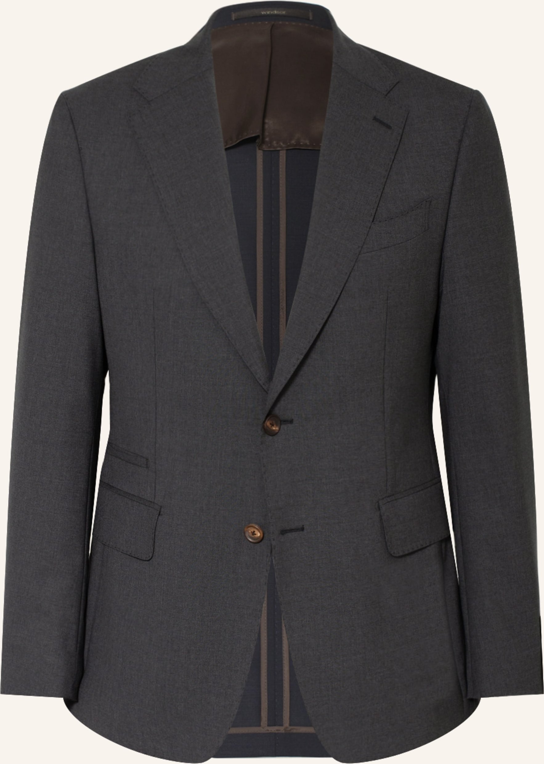 Thumbnail - Windsor. Anzugsakko Shaped Fit grau