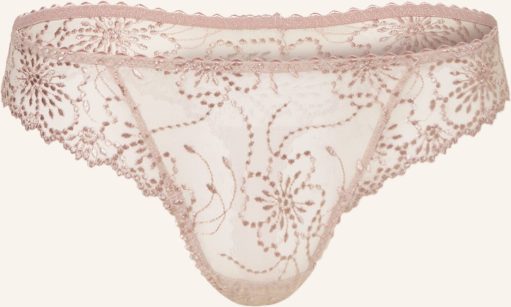 Marie Jo String Jane Mit Schmuckperlen rosa