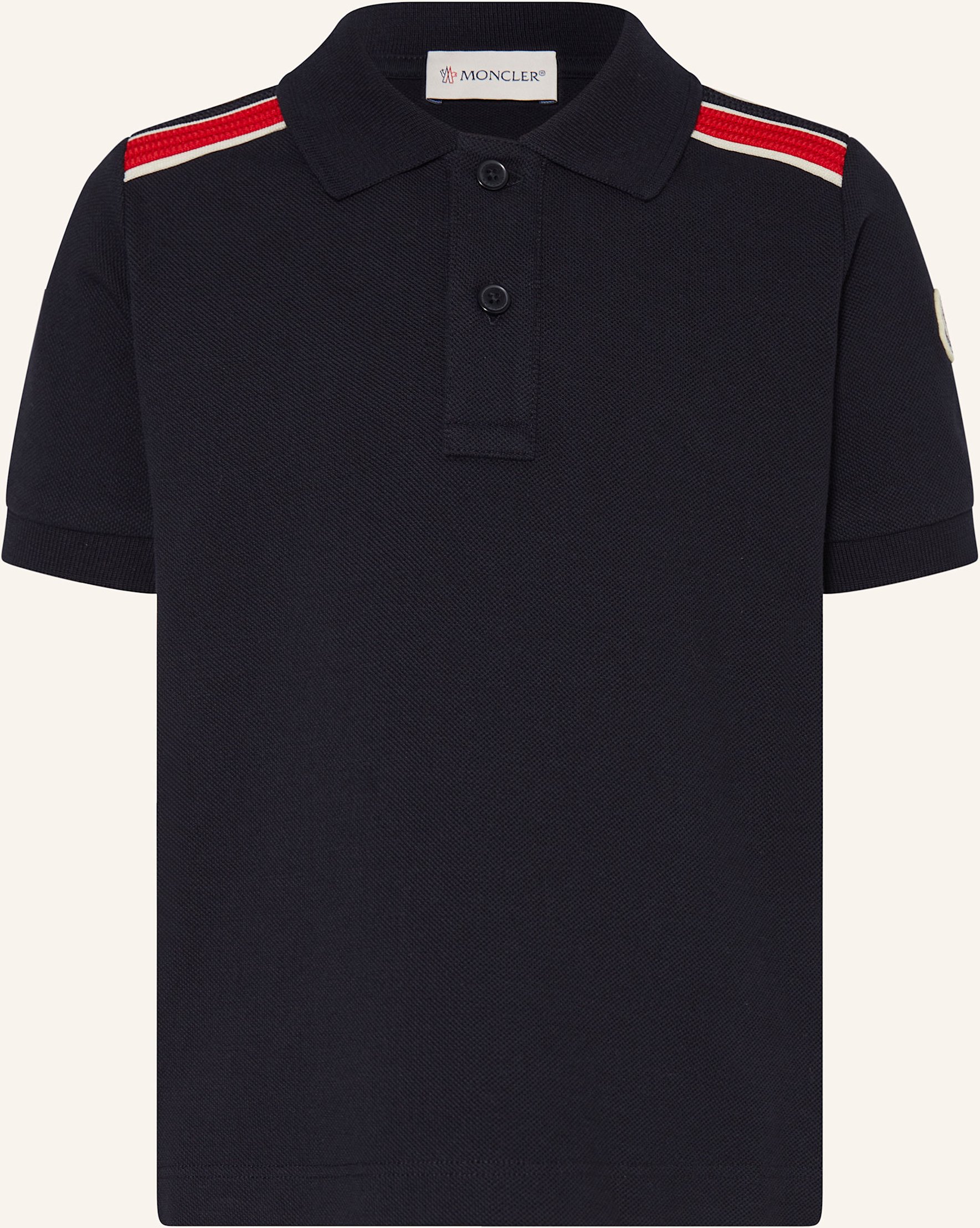 Moncler Enfant Piqué-Poloshirt blau