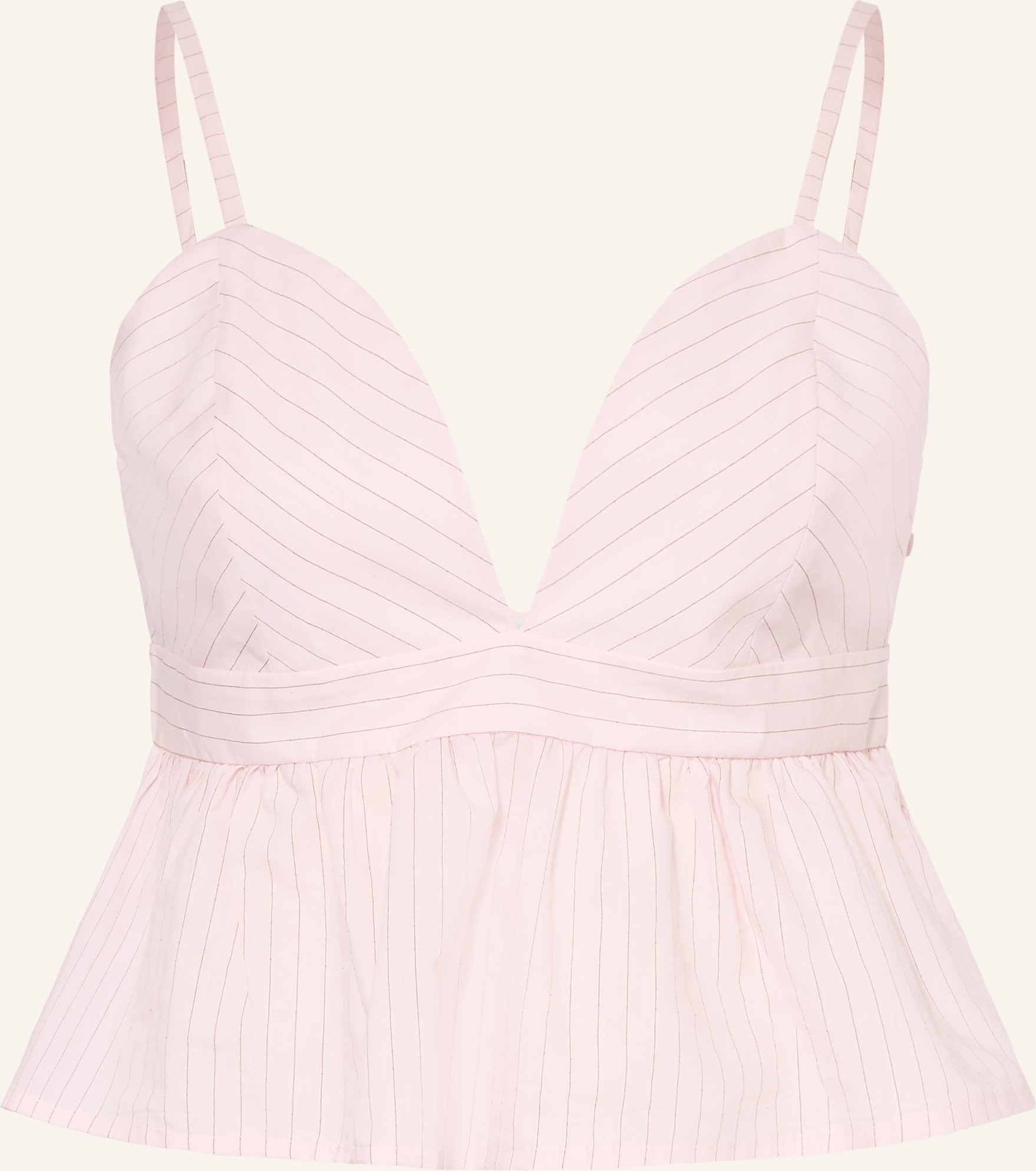 Claudie Pierlot Cropped-Blusentop rosa