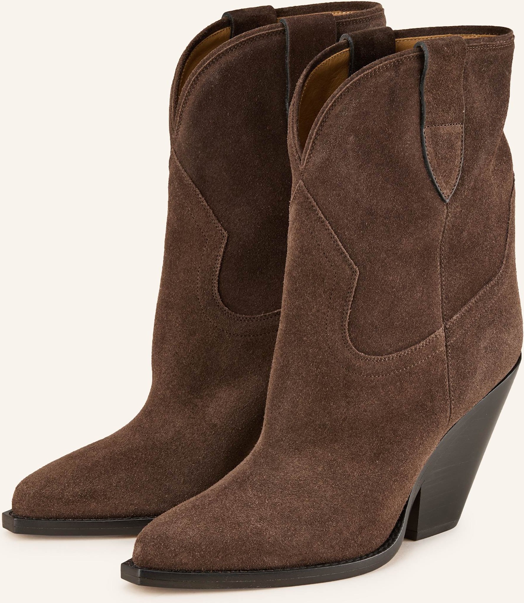 Thumbnail - Isabel Marant Stiefeletten Leyane-Gb braun