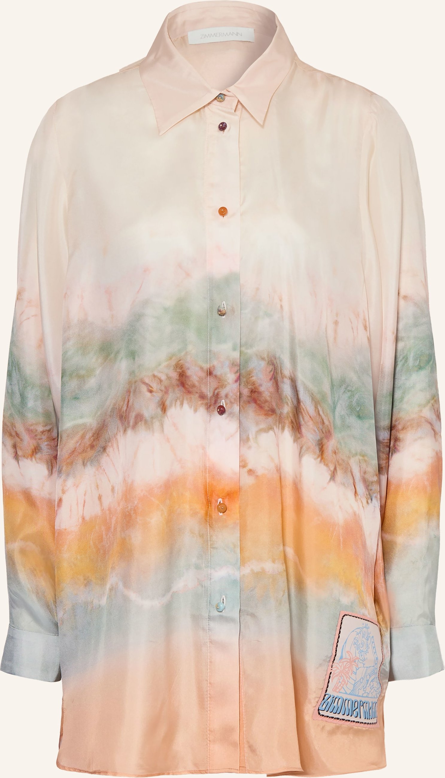 Zimmermann Seidenbluse Daylight beige