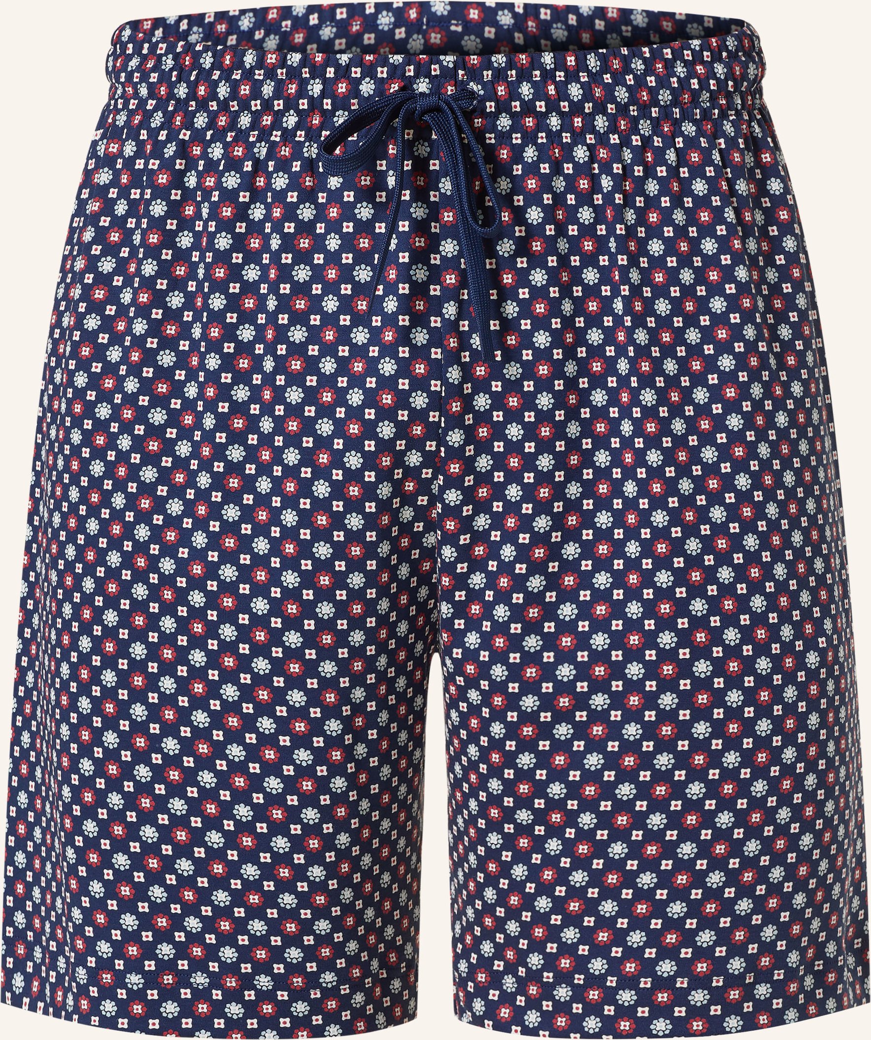 Thumbnail - Mey Schlafshorts Serie Tie Minimal blau