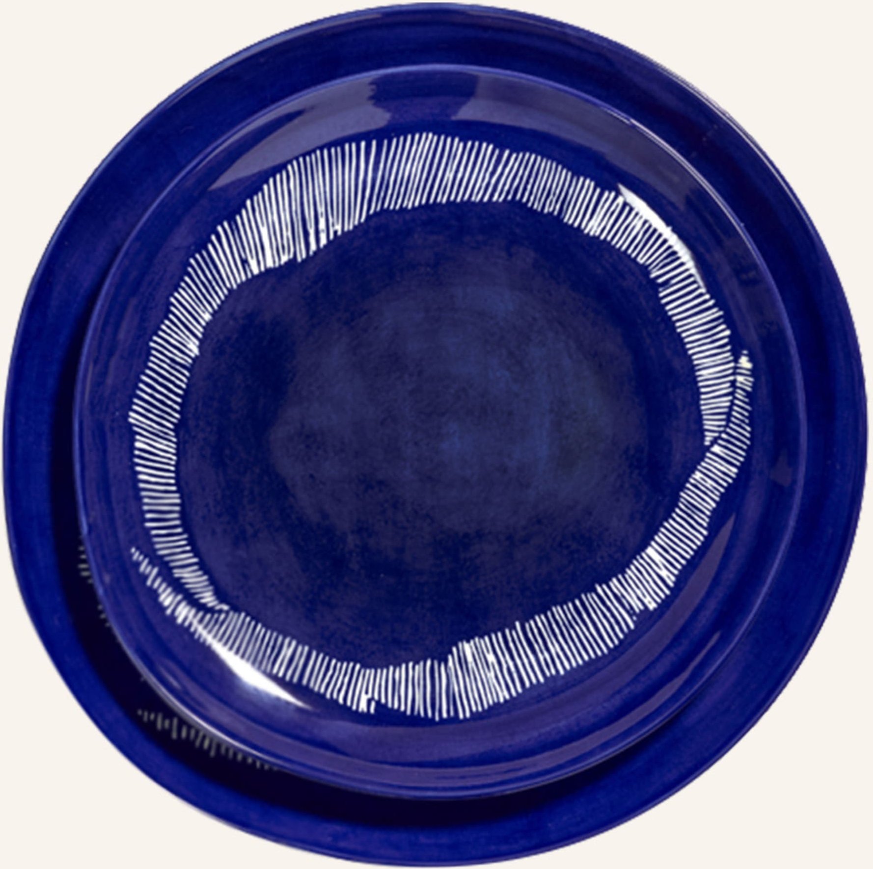 Serax 2er-Set Dessertteller Feast blau