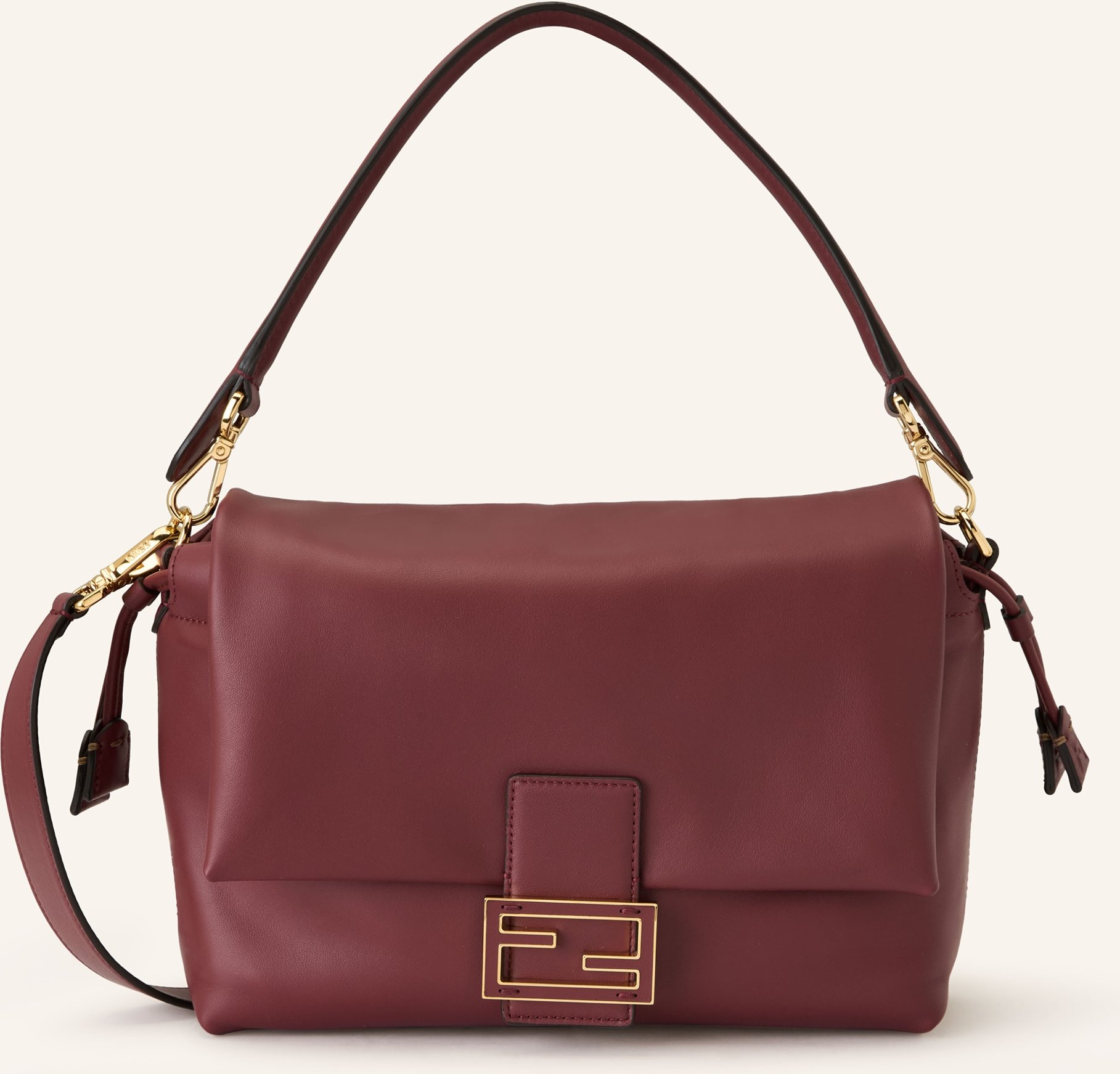 Fendi Handtasche Mamma Baguette Medium rot