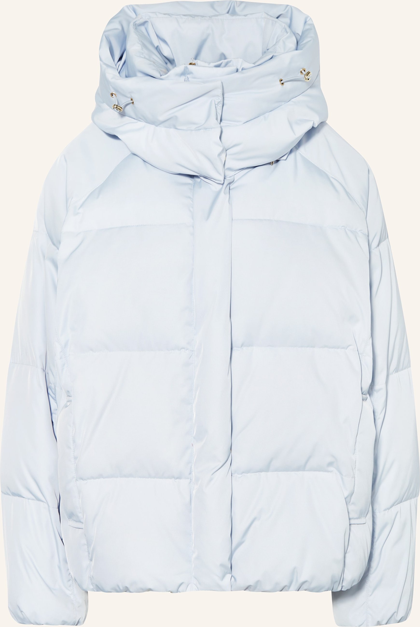 Riani Oversized-Steppjacke Mit Abnehmbarer Kapuze blau