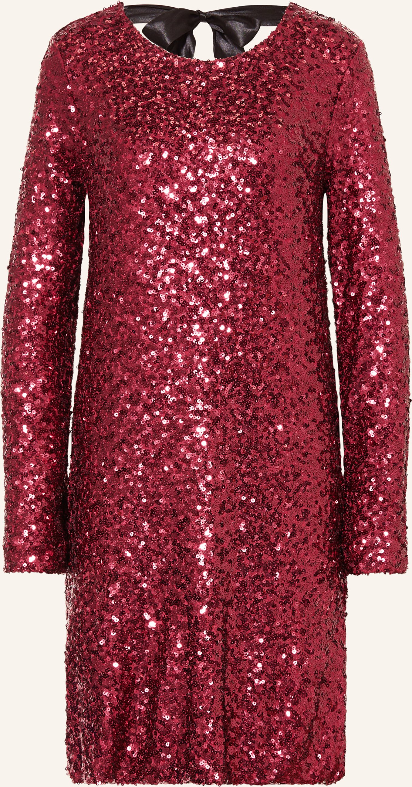 Miss Goodlife Kleid Mit Pailletten rot