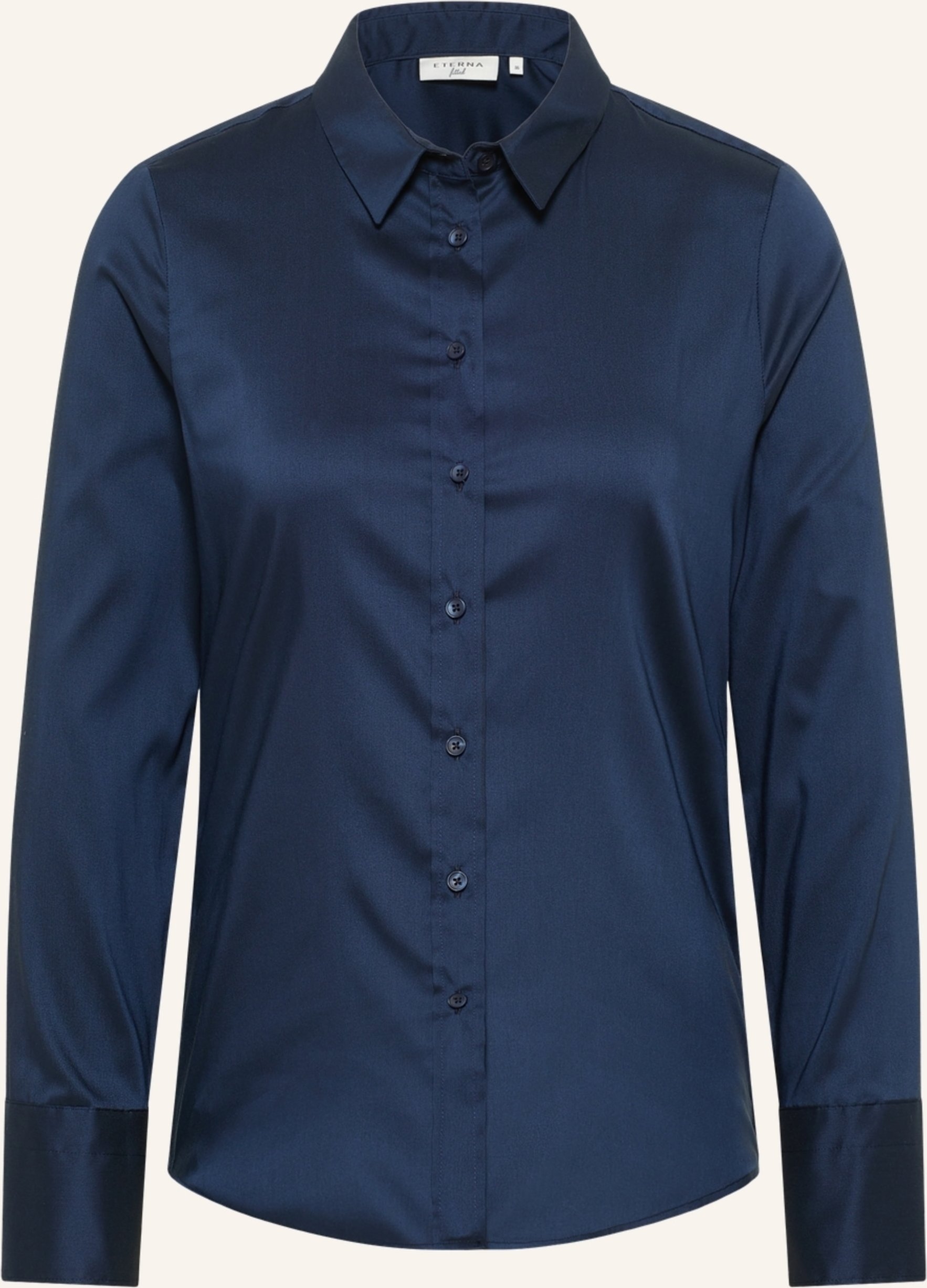 Eterna Hemdbluse blau