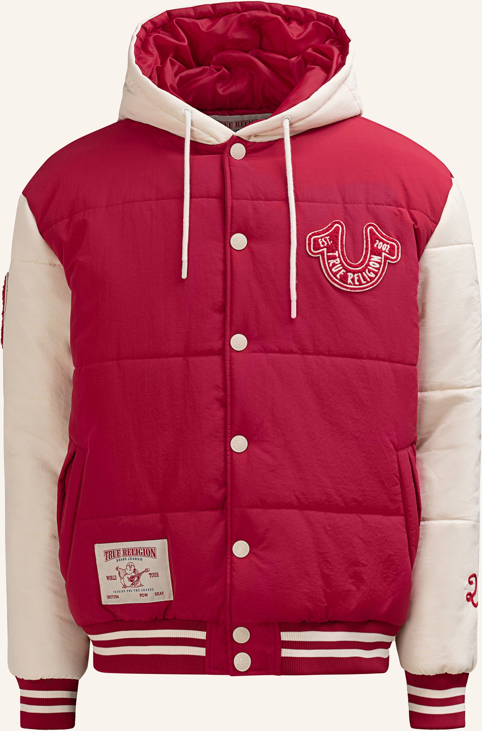 True Religion Steppjacke rot