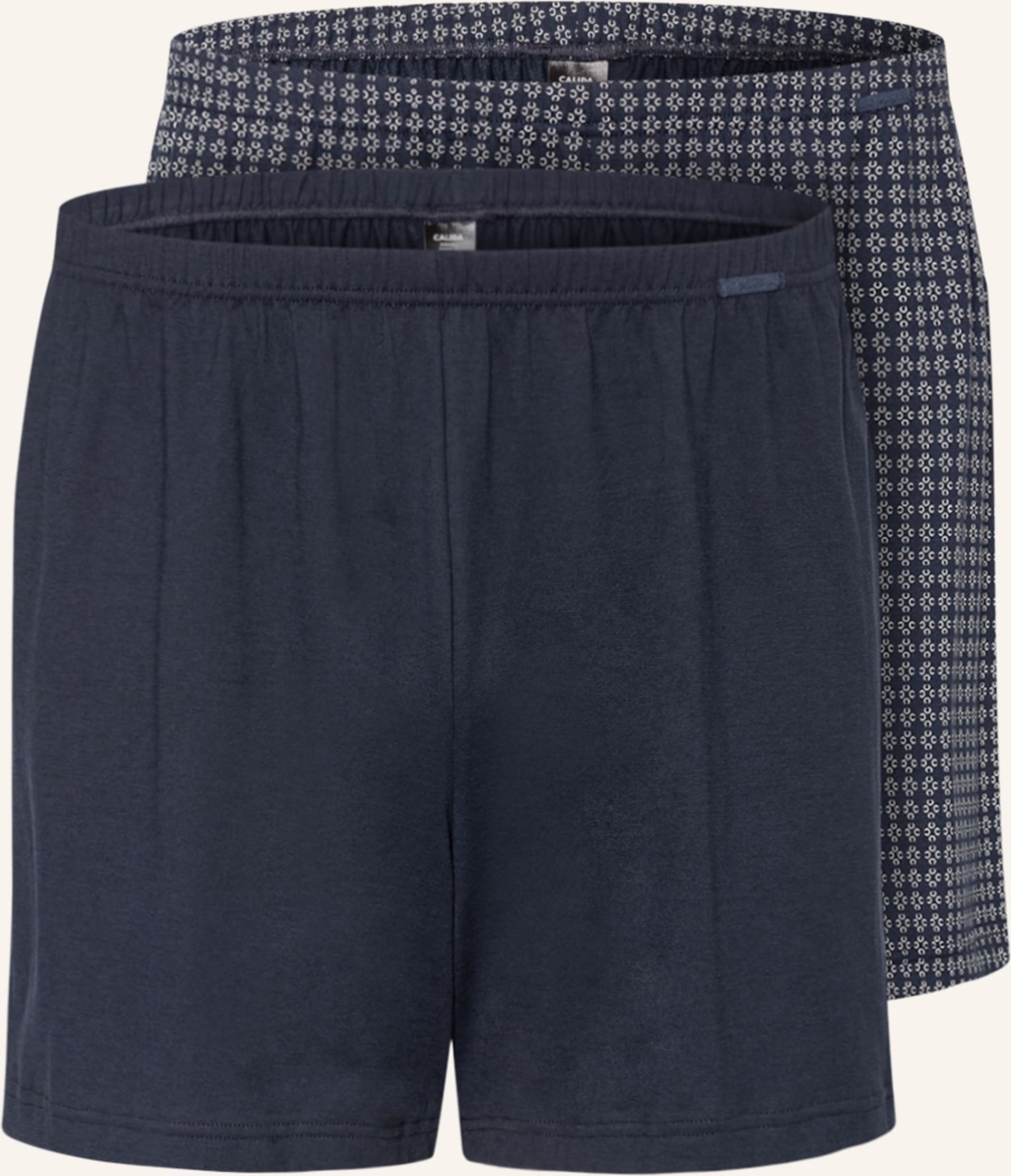 Calida 2er-Pack Boxershorts Prints Benefit gruen