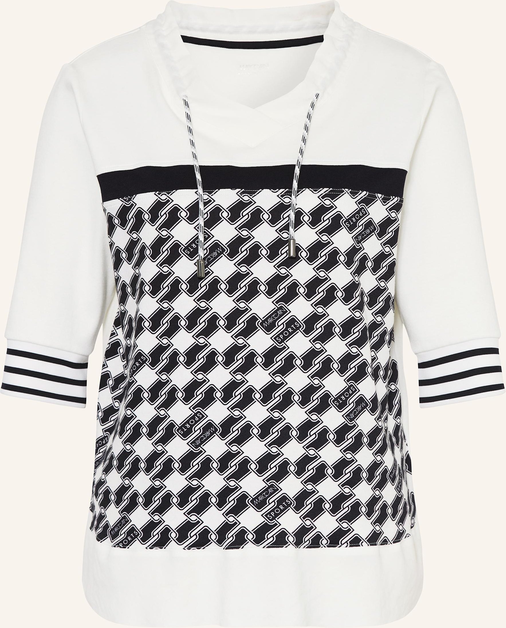 Thumbnail - Marc Cain Blusenshirt Mit 3/4-Arm weiss