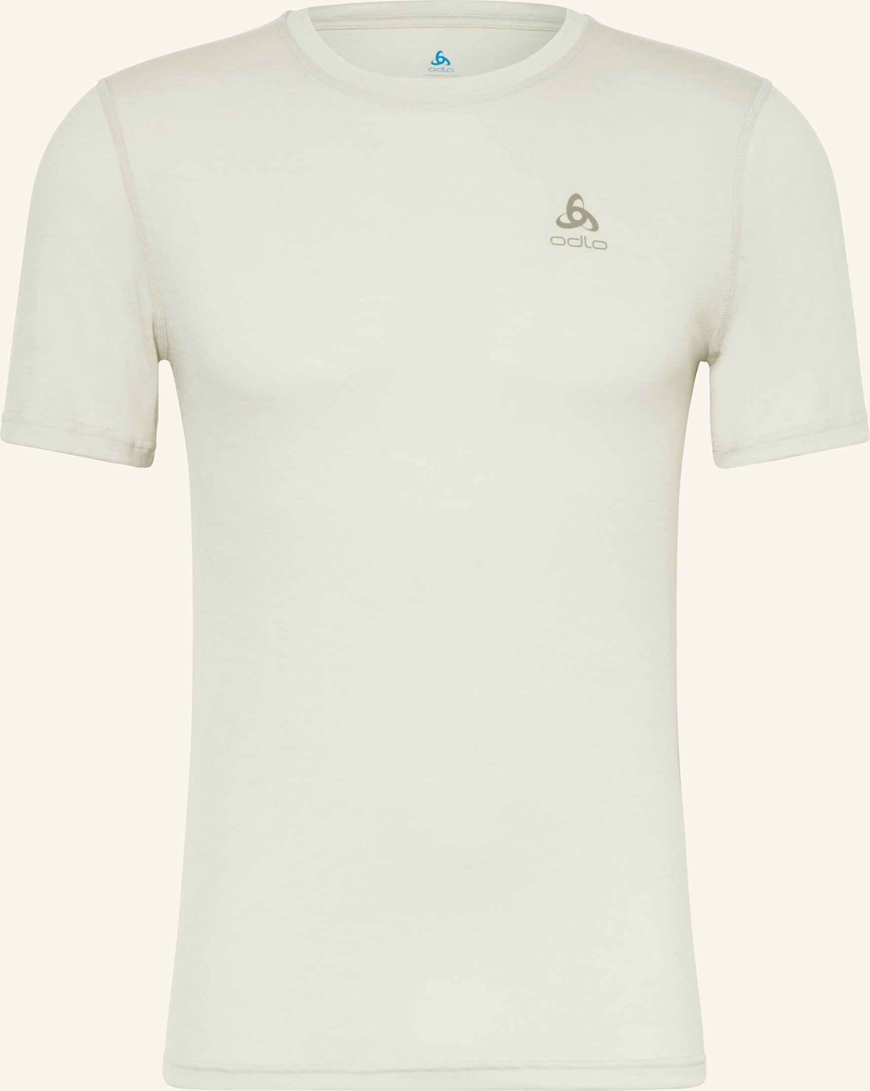 Odlo Funktionswäsche-Shirt Natural Merino 160 Aus Merinowolle beige