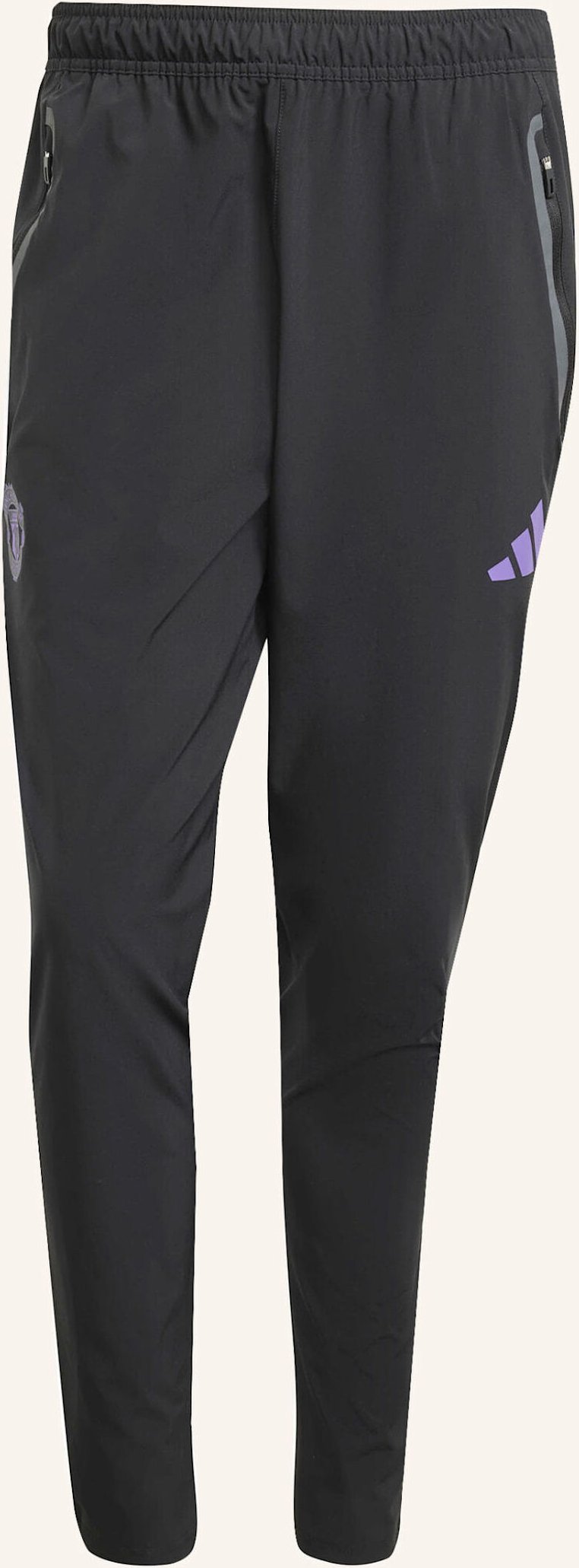 Adidas Manchester United Tiro 25 Competition Vis Tech Travel Hose schwarz