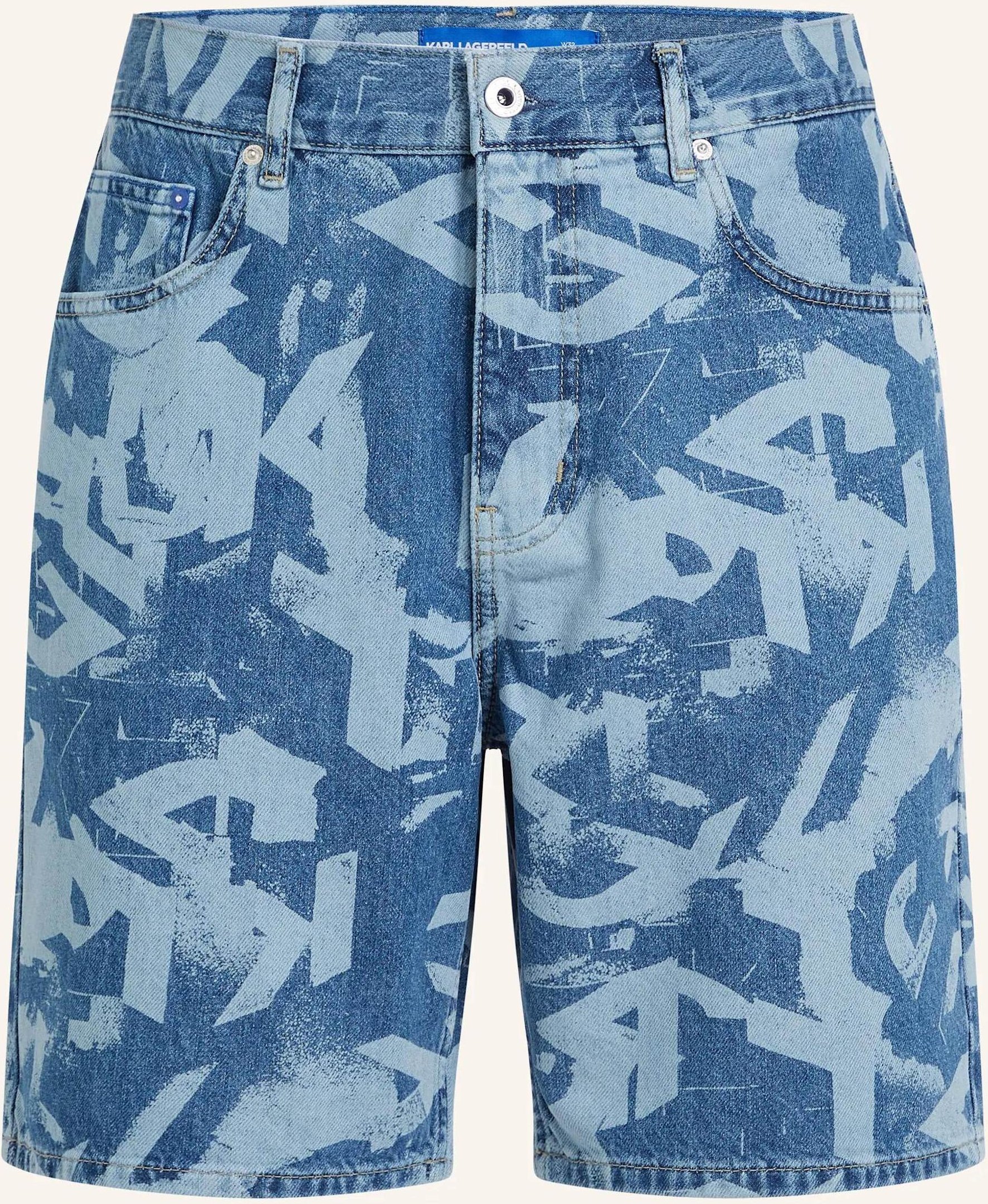 Karl Lagerfeld Jeans Shorts blau