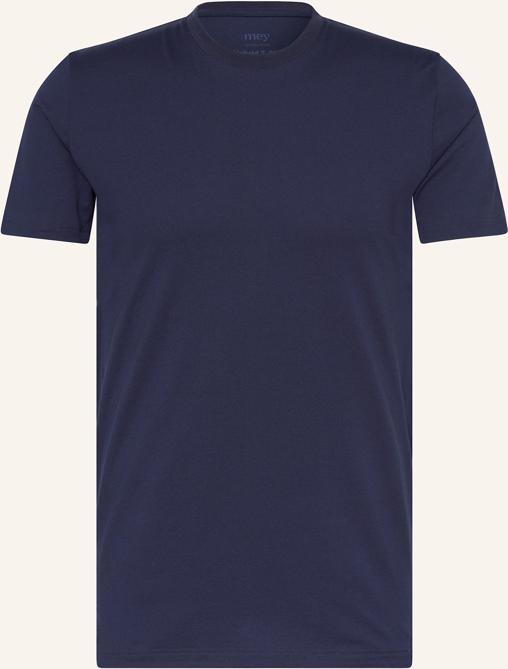 Mey Lounge-Shirt Serie Hybrid blau