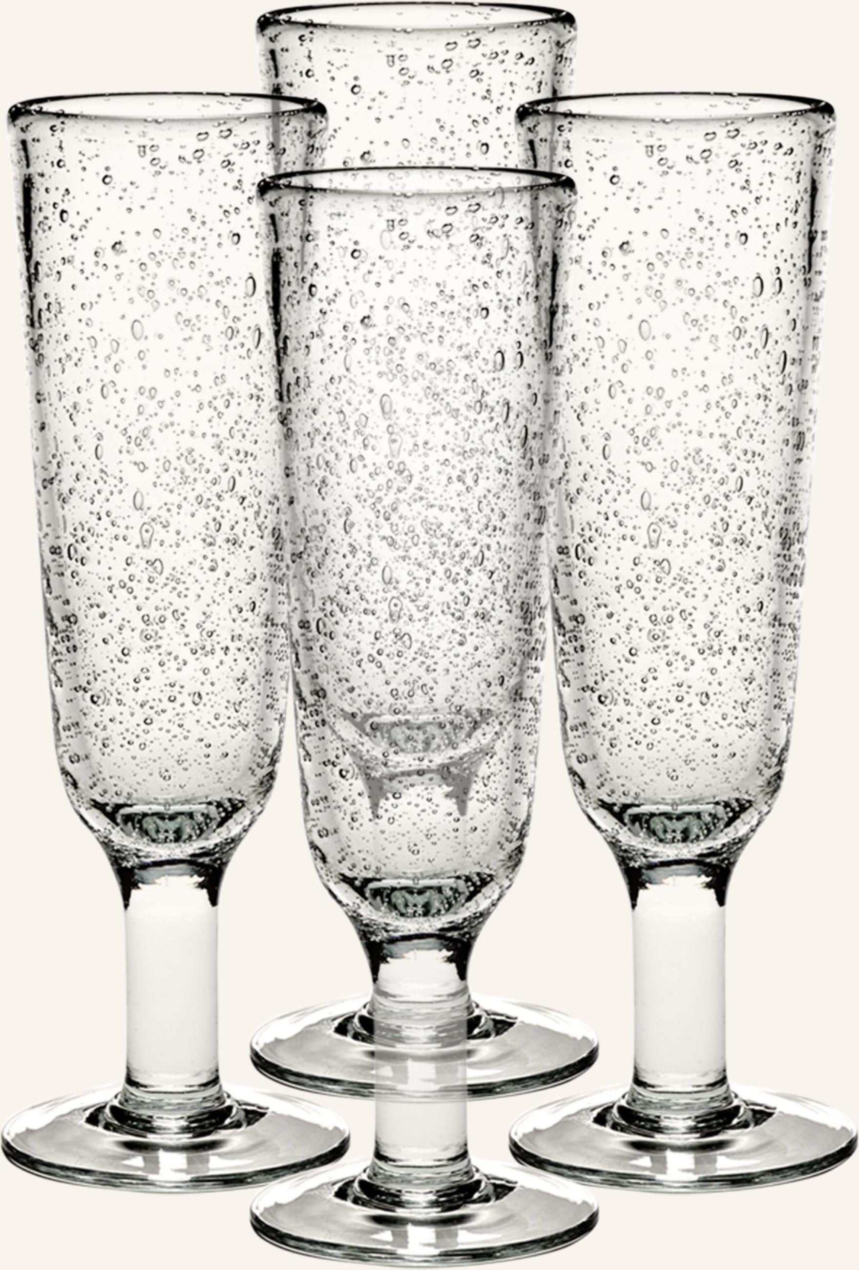 Serax 4er-Set Champagnergläser Pure transparent