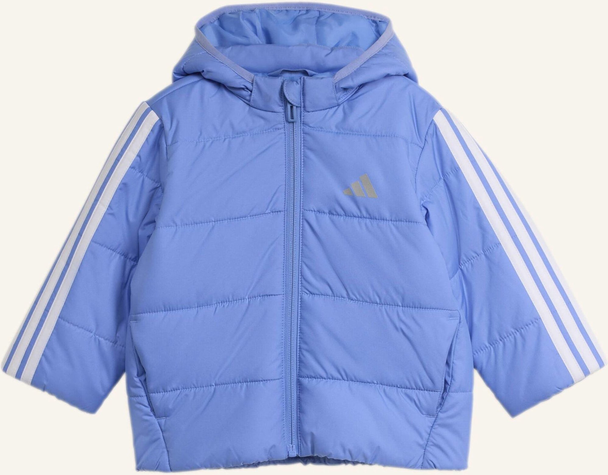 Adidas Essentials 3-Streifen Wattierte Jacke Kinder blau