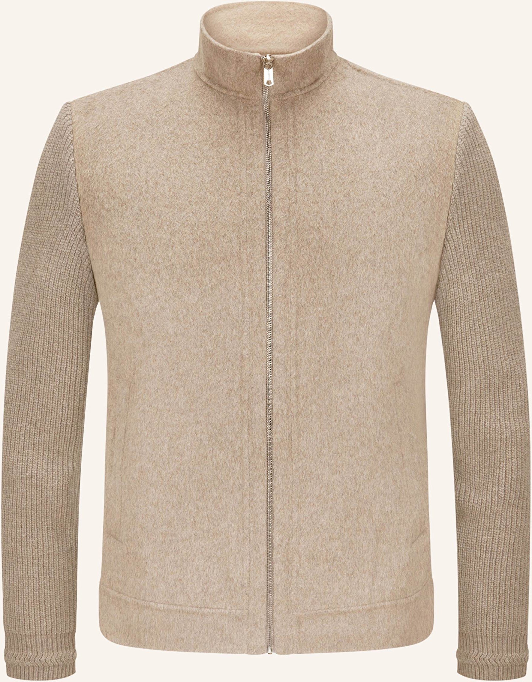 Milestone Jacke Mskennedy Im Materialmix grau