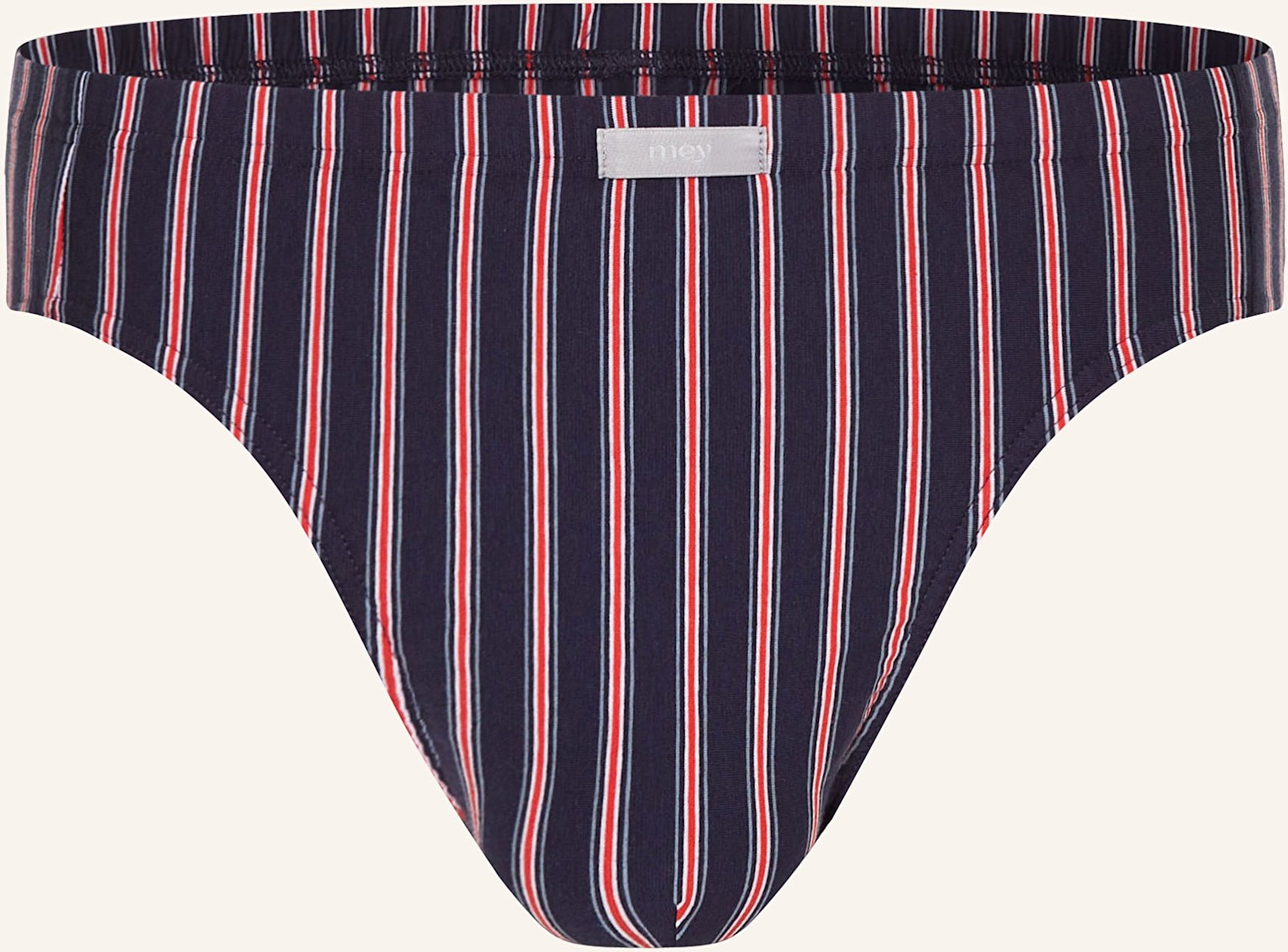 Mey Slip Serie Red'n Blue Stripes rot