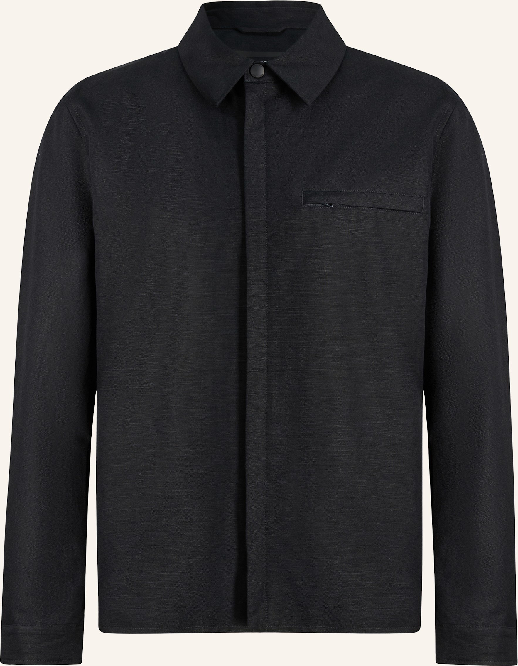 Strellson Overjacket Modena Mit Leinen blau