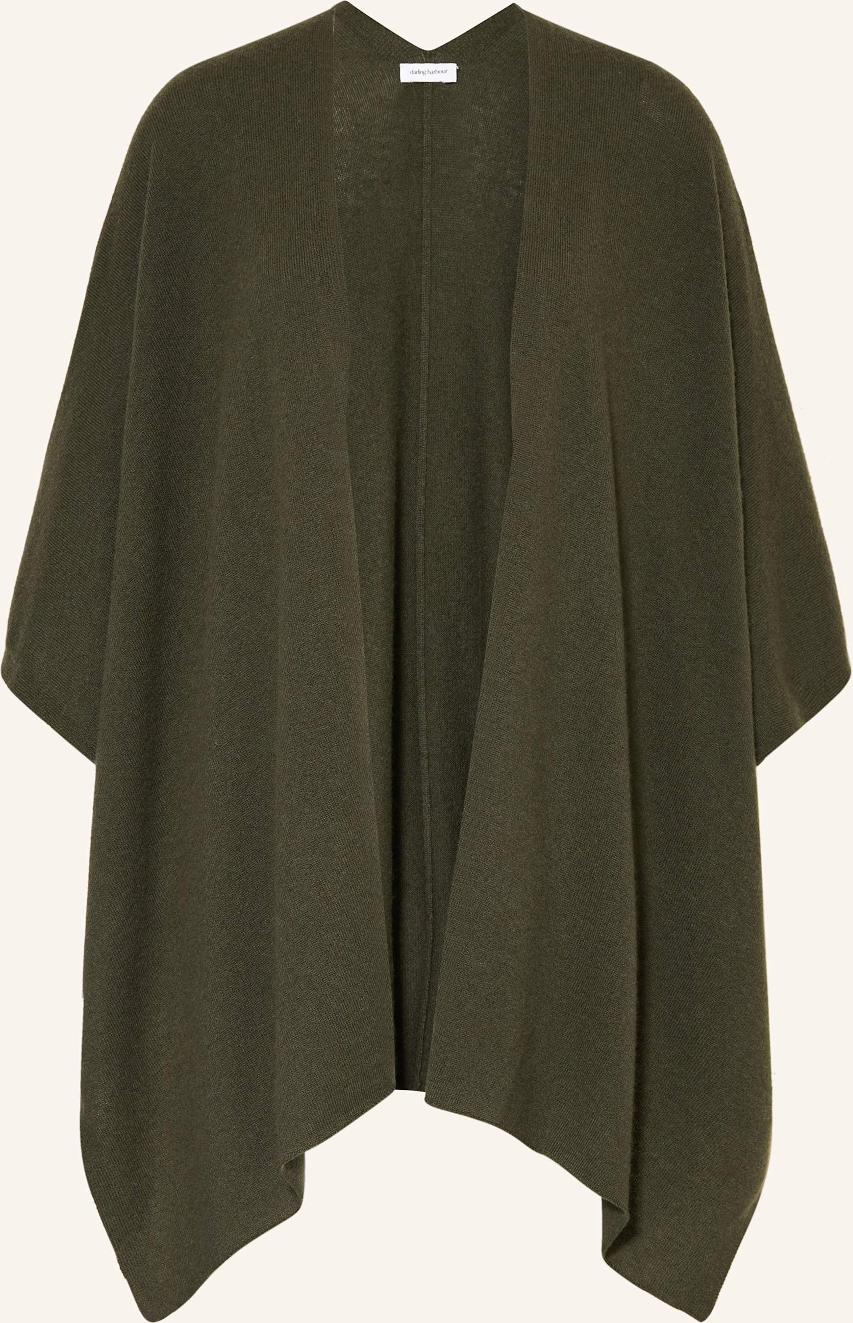 Darling Harbour Cashmere-Cape gruen