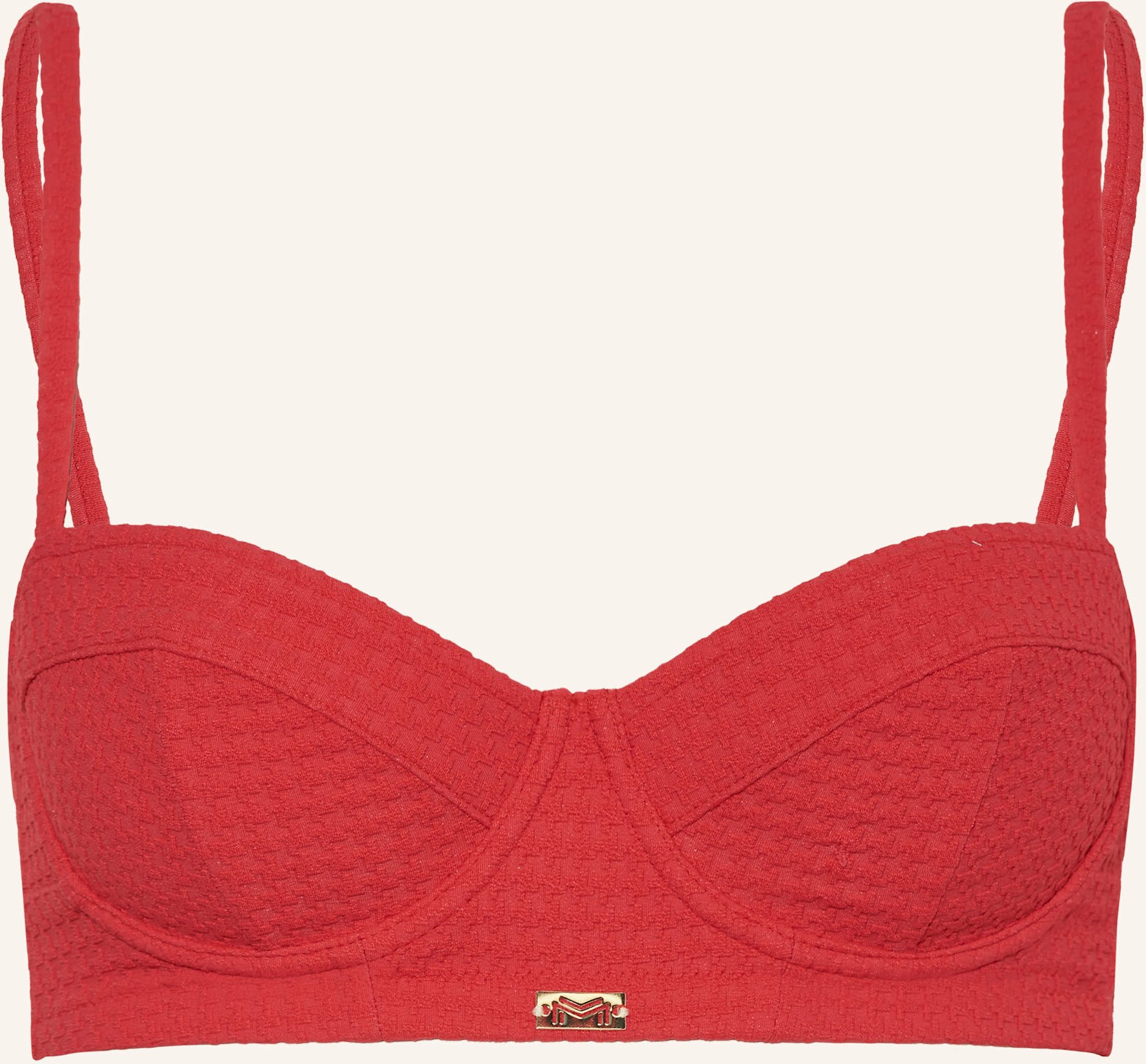 Maryan Mehlhorn Bügel-Bikini-Top The Bloom rot