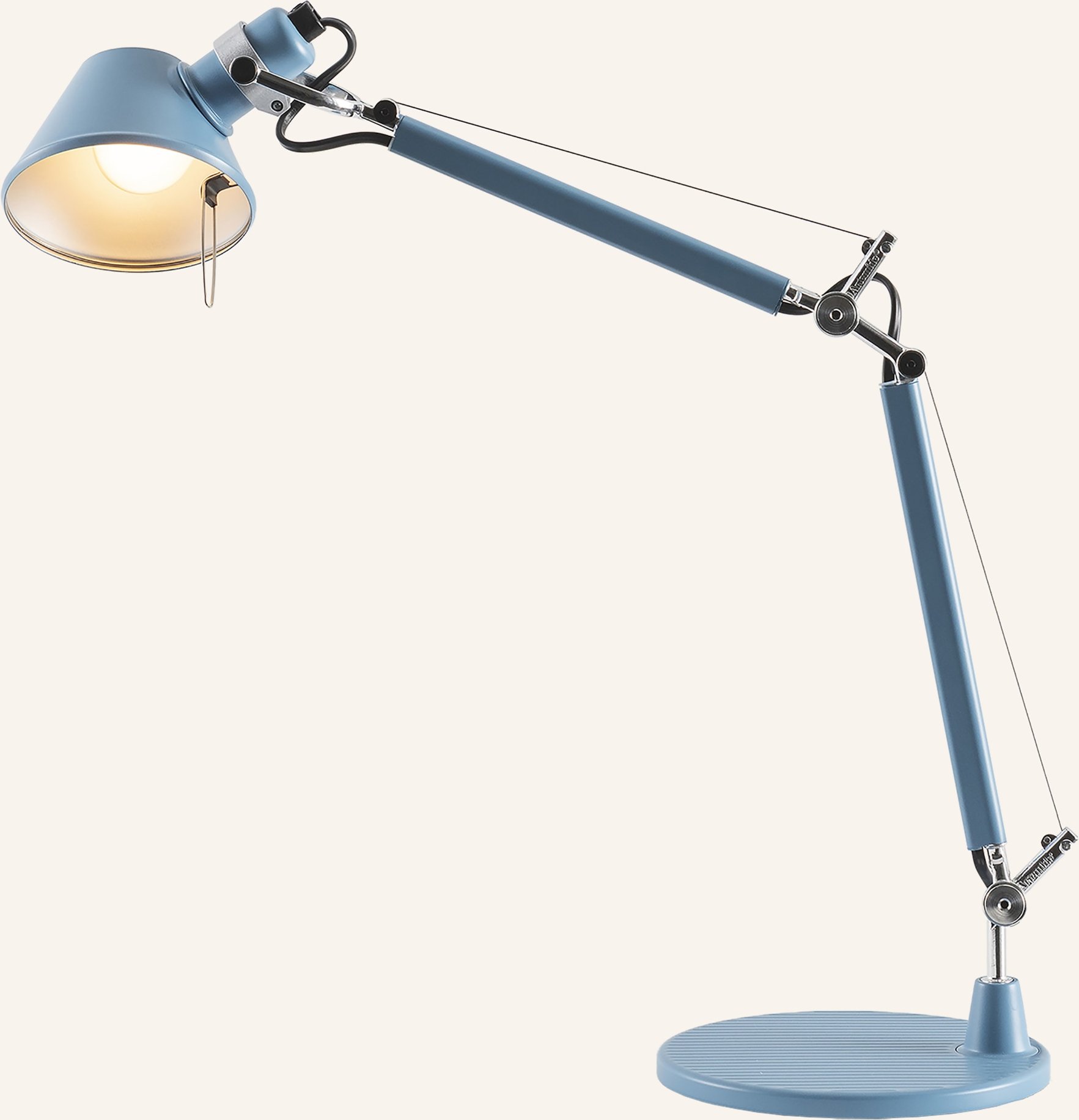 Artemide Tischleuchte Tolomeo Micro blau