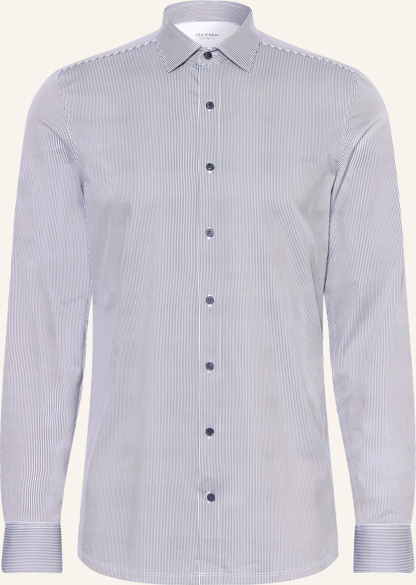 Thumbnail - Olymp Hemd Level Five Body Fit blau