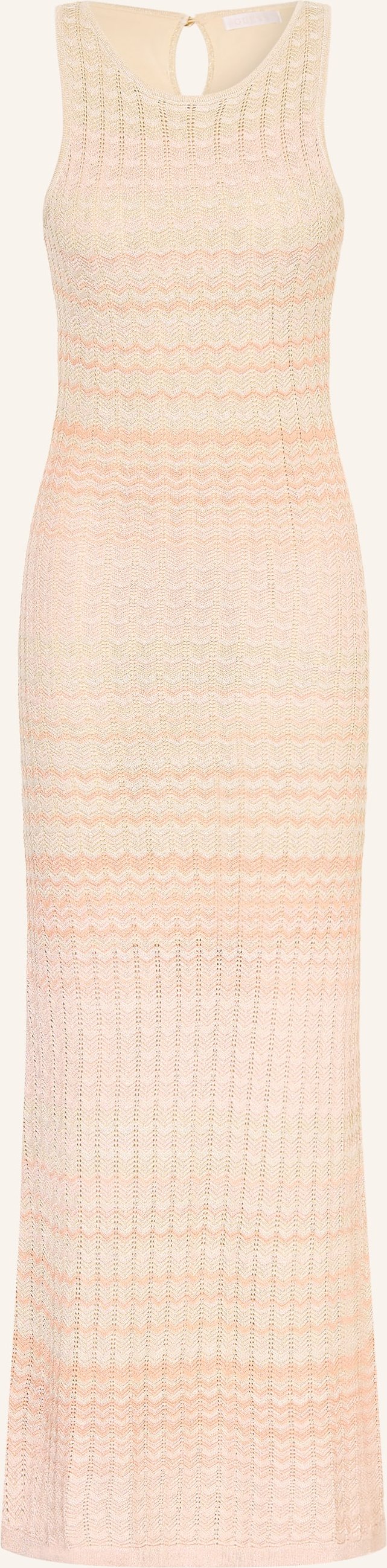 Guess Strickkleid Rosalyn Mit Glitzergarn orange