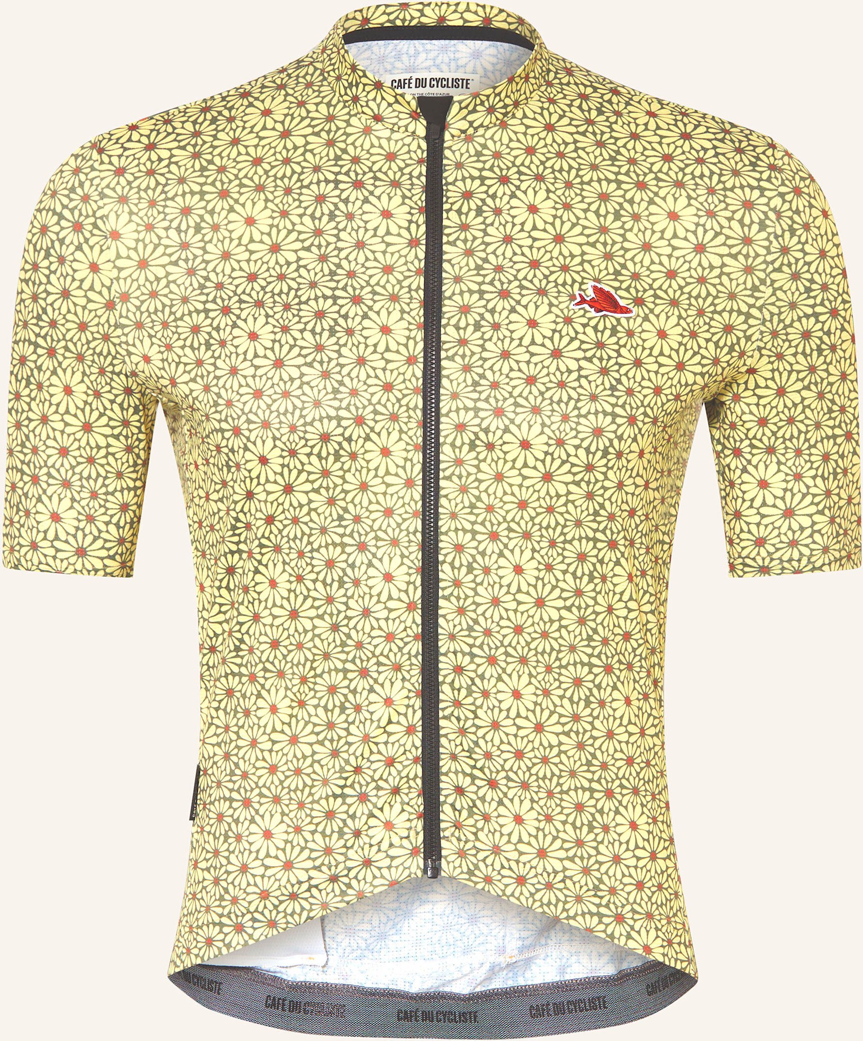 Thumbnail - Café Du Cycliste Radtrikot Fleurette gelb