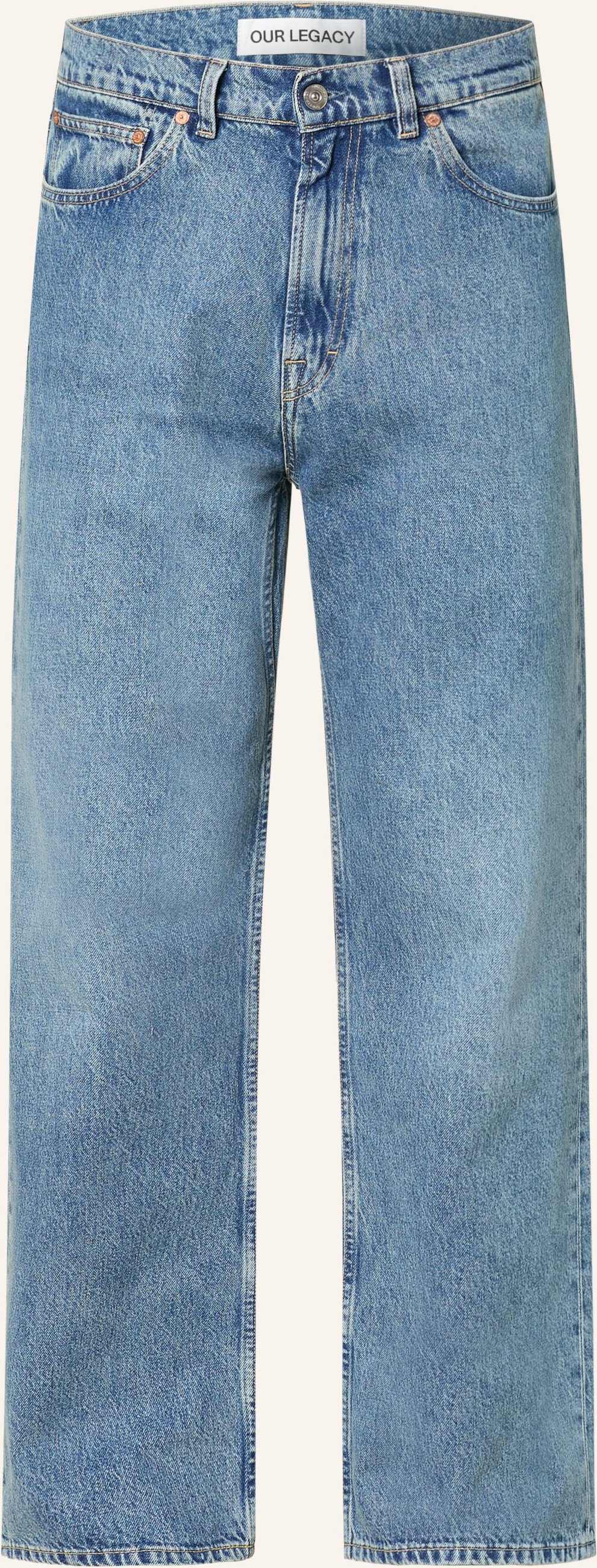 Our Legacy Jeans Third Cut Relaxed Fit blau