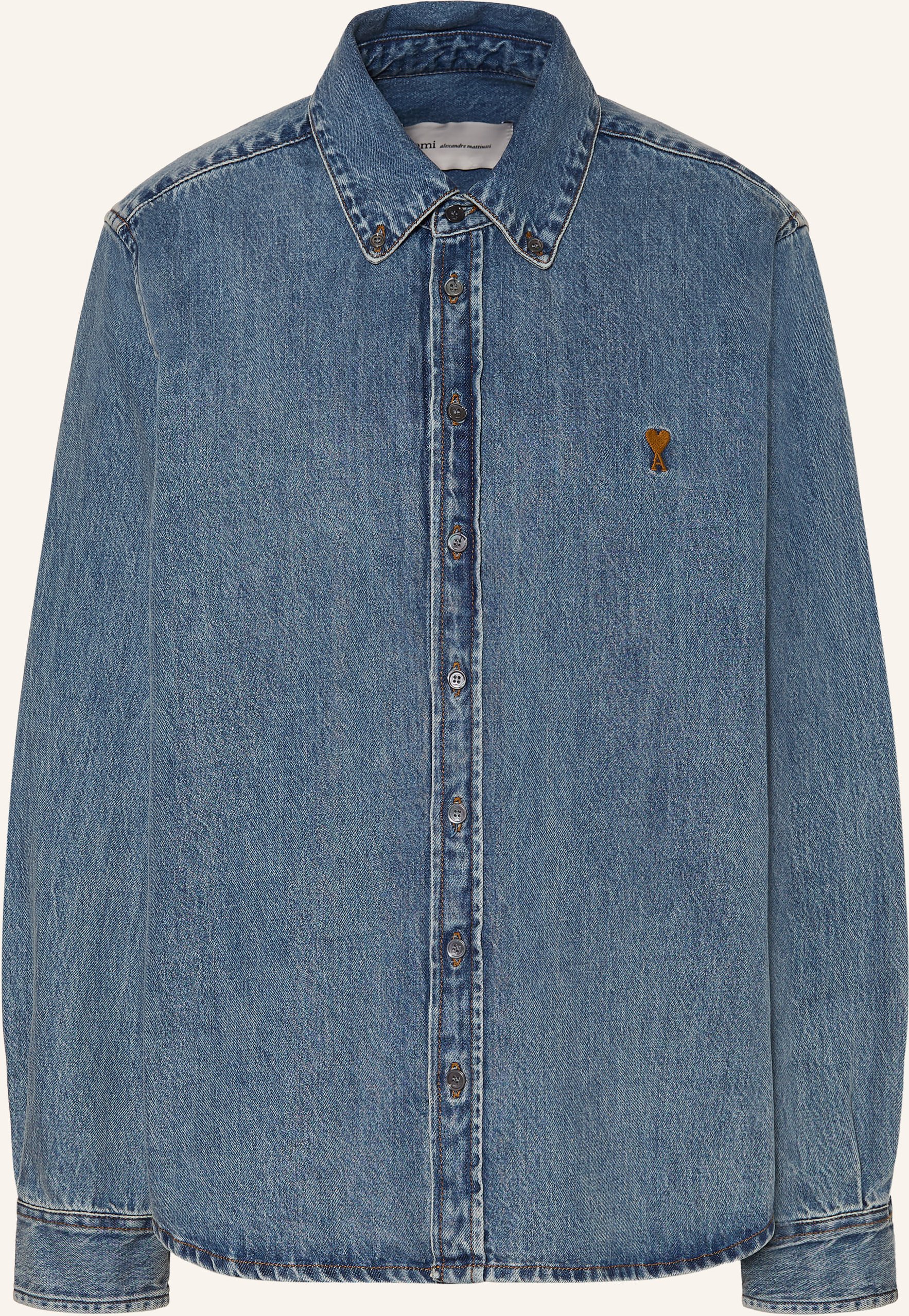 Ami Paris Jeansbluse blau