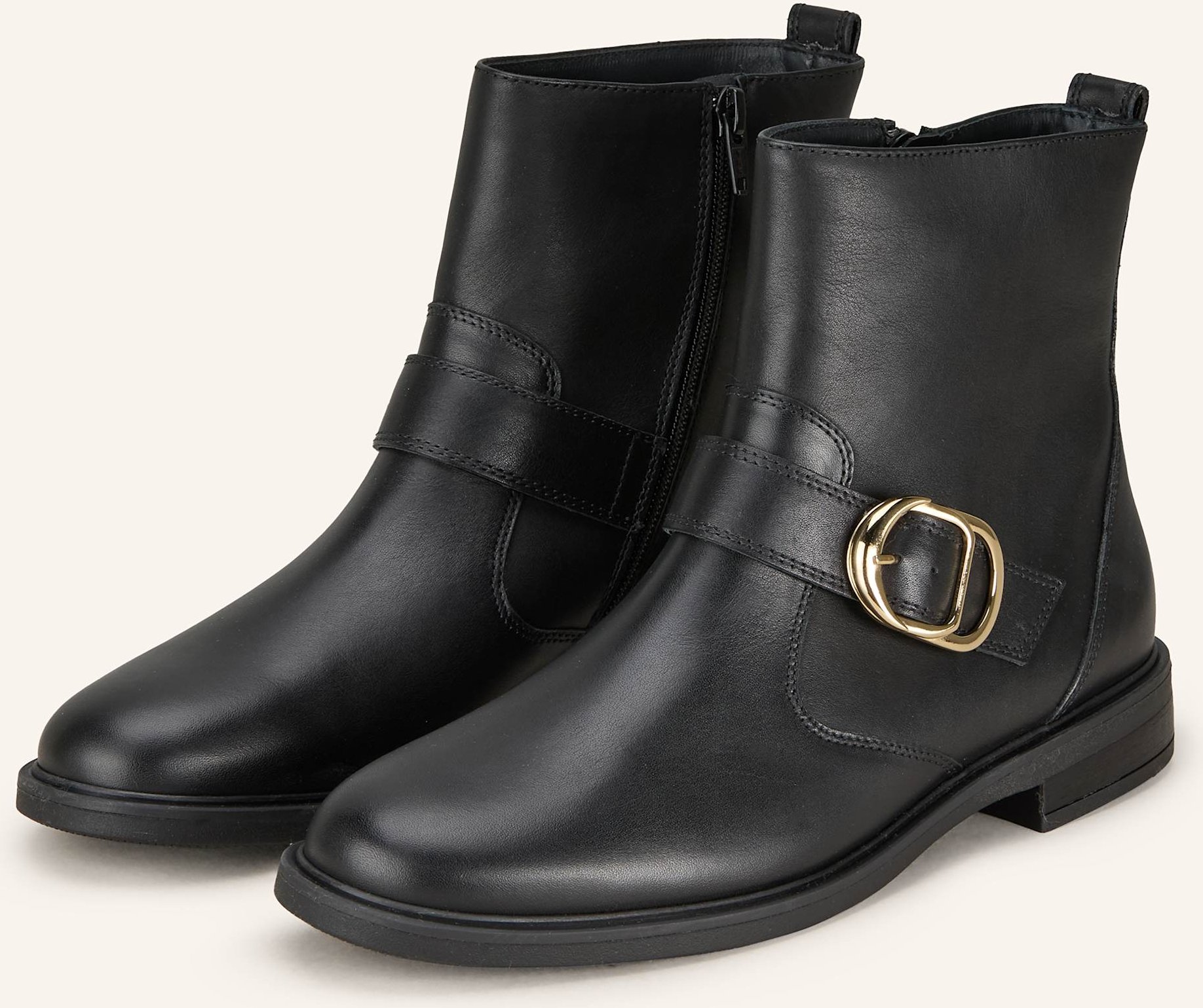 Paul Green Stiefelletten schwarz