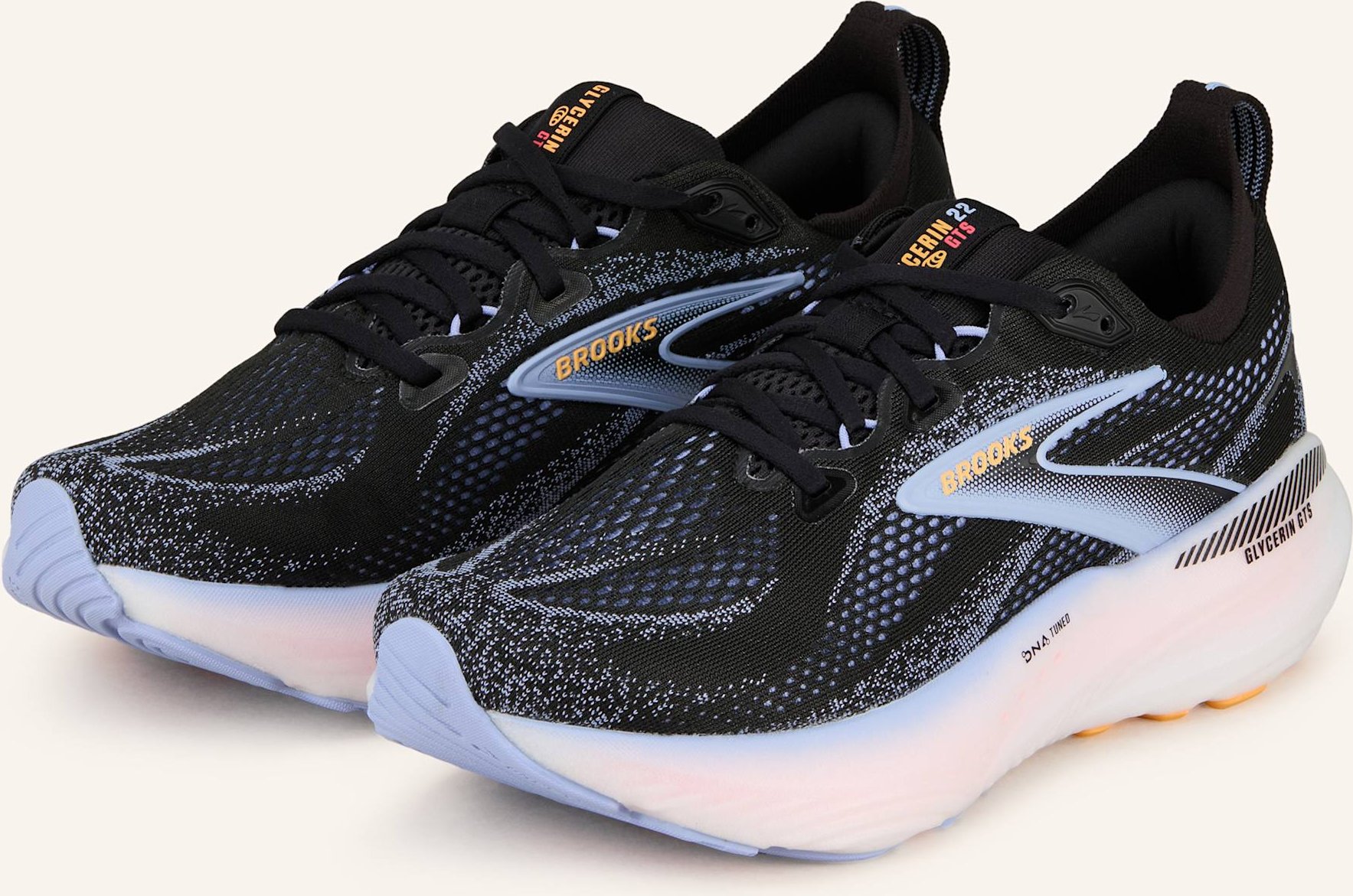 Brooks Laufschuhe Gylcerin Gts 22 schwarz