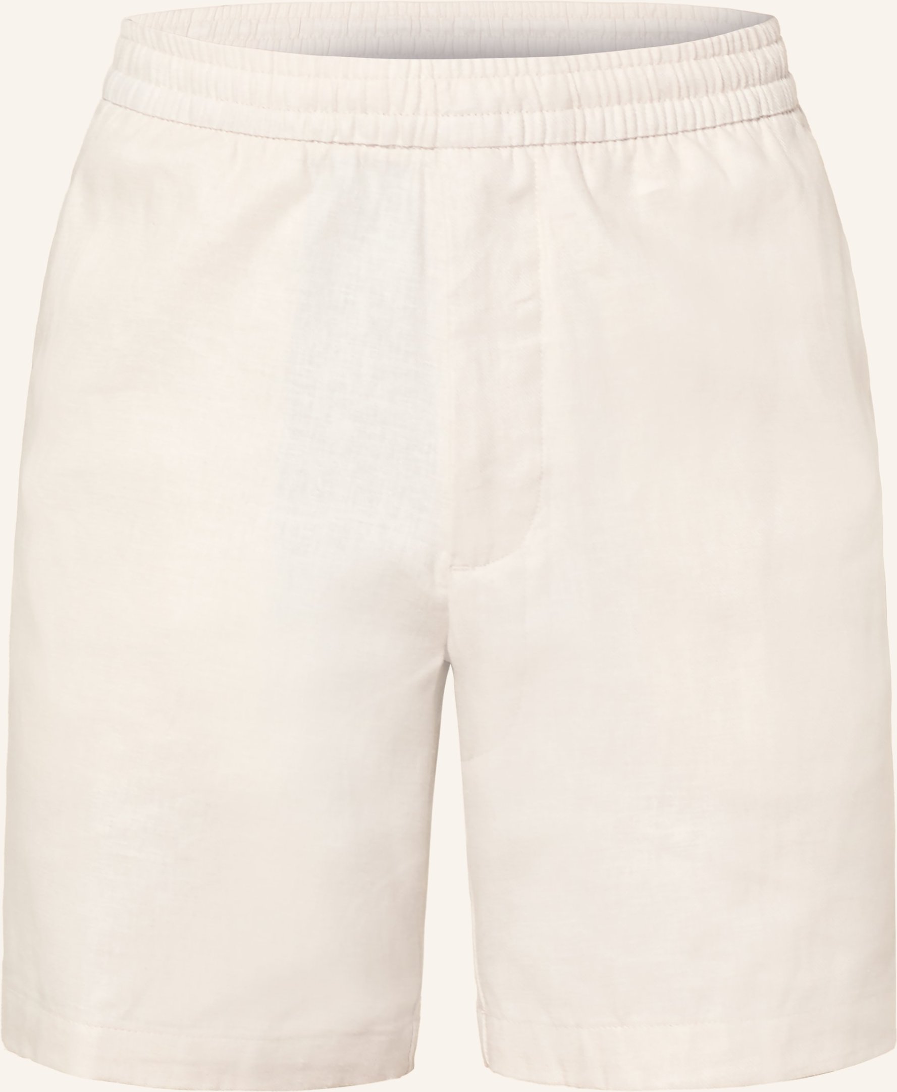 Calvin Klein Shorts Mit Leinen weiss