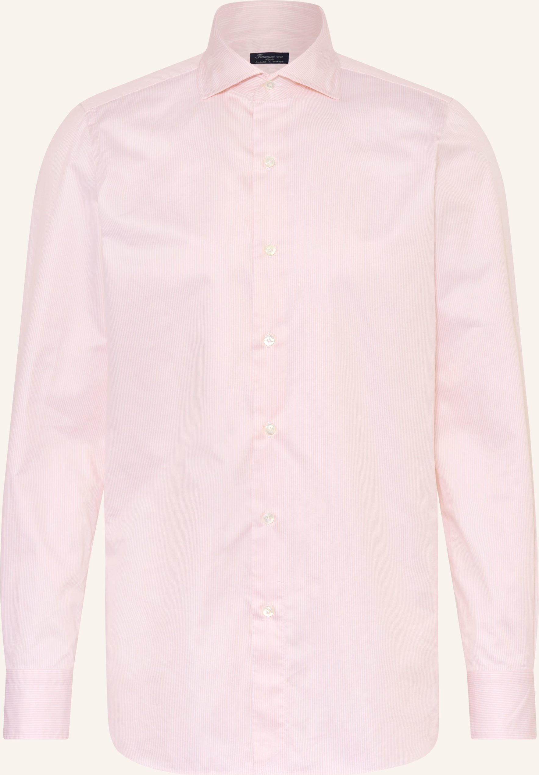 Finamore 1925 Hemd Napoli Eduardo Regular Fit rosa