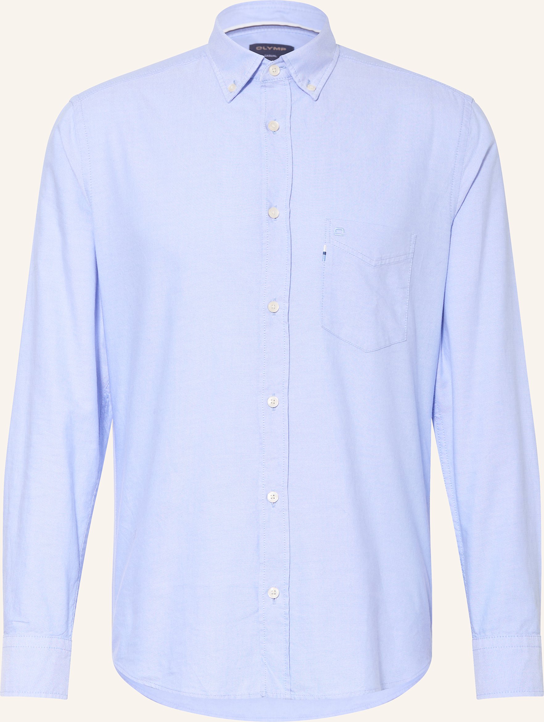 Thumbnail - Olymp Hemd Casual Regular Fit blau