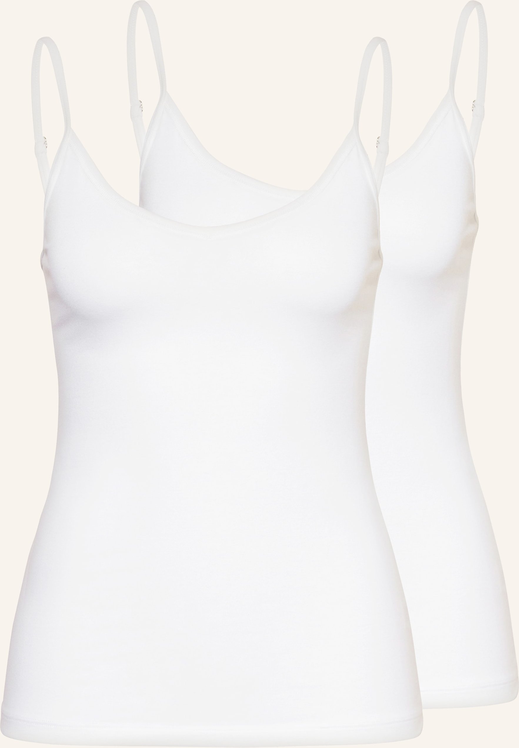 Thumbnail - Calida 2er-Pack Tops Benefit Women weiss
