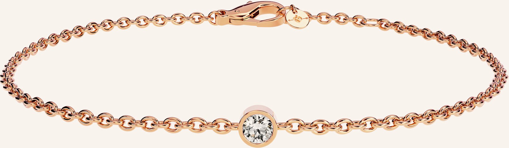 Niessing Armband Brillant Akzent rosegold