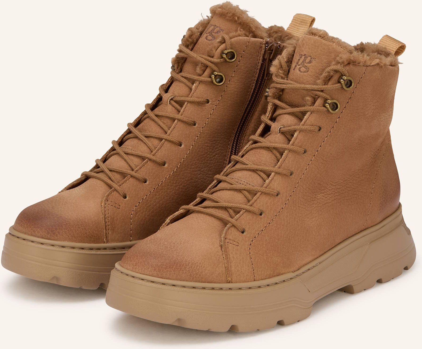 Paul Green Schnürboots braun