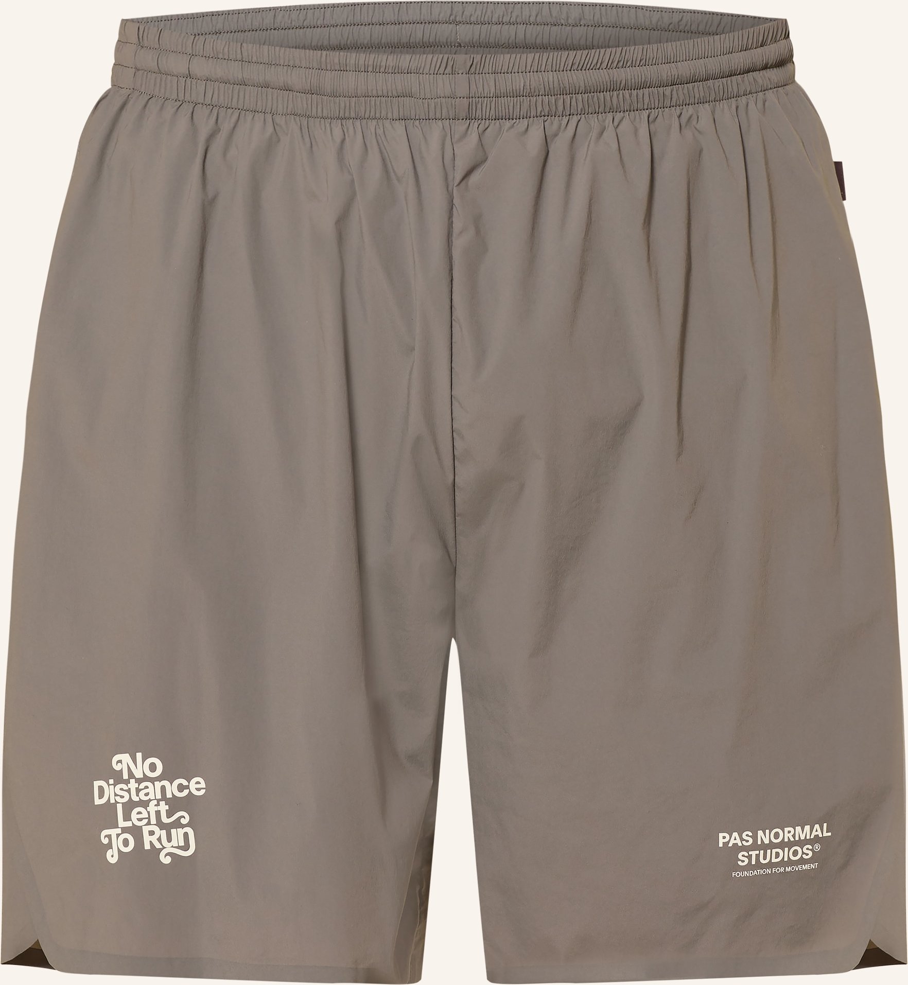 Pas Normal Studios 2-In-1-Laufshorts Balance grau