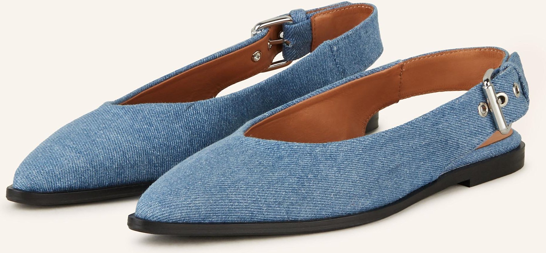 Billi Bi Sling-Ballerinas blau